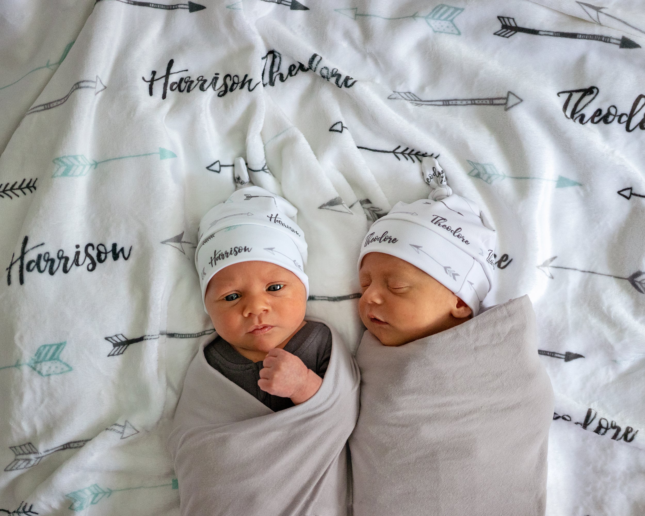 Arrows - Personalised Keepsake Blanket
