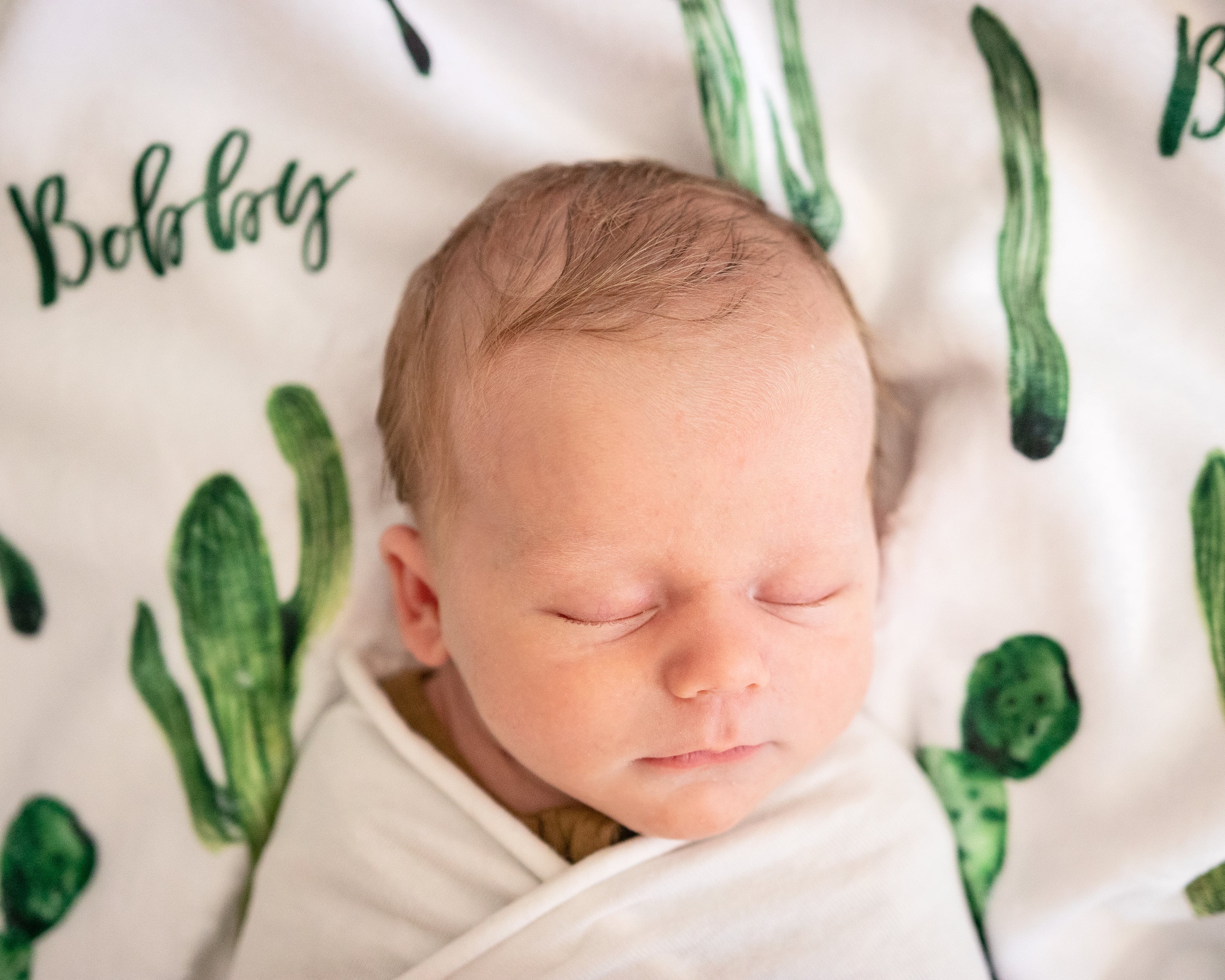Desert Cactus - Personalised Keepsake Blanket