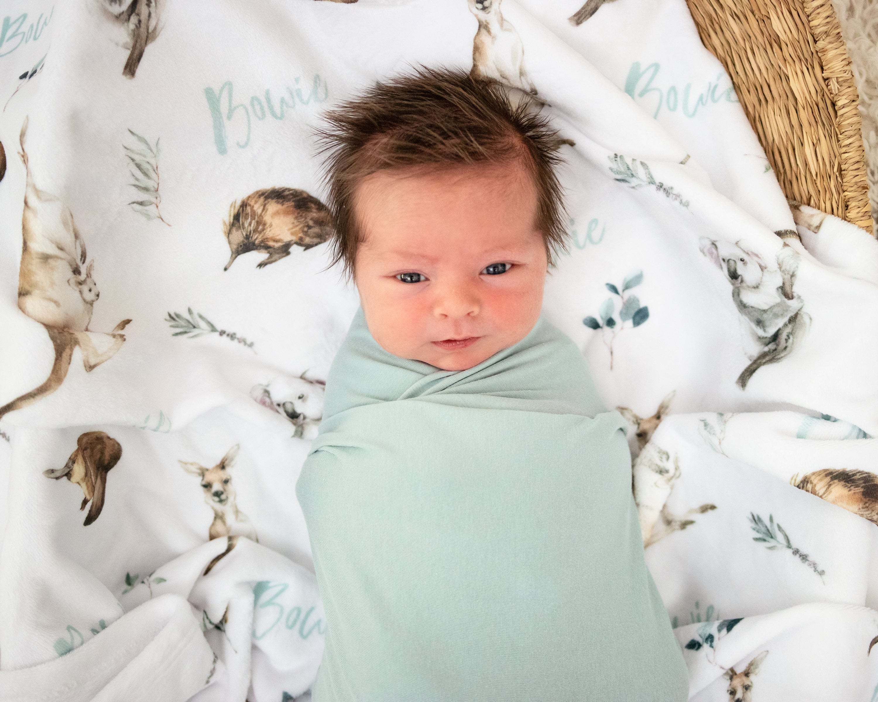 Aussie Animals - Personalised Keepsake Blanket
