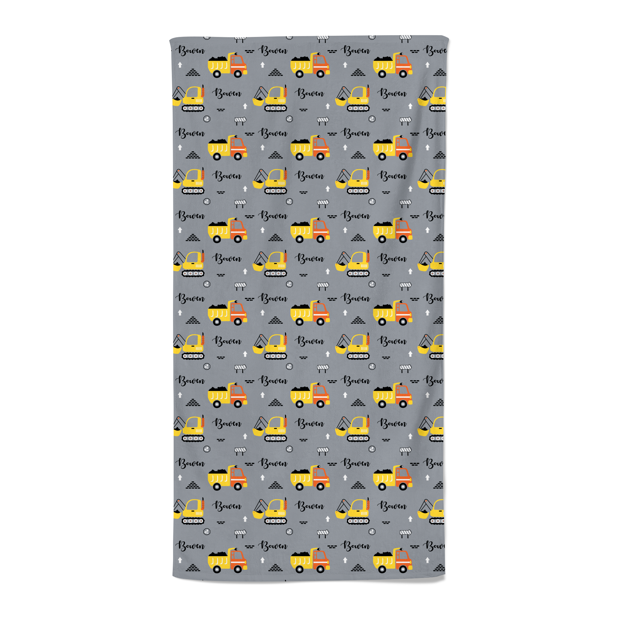 Diggers - Personalised Towel