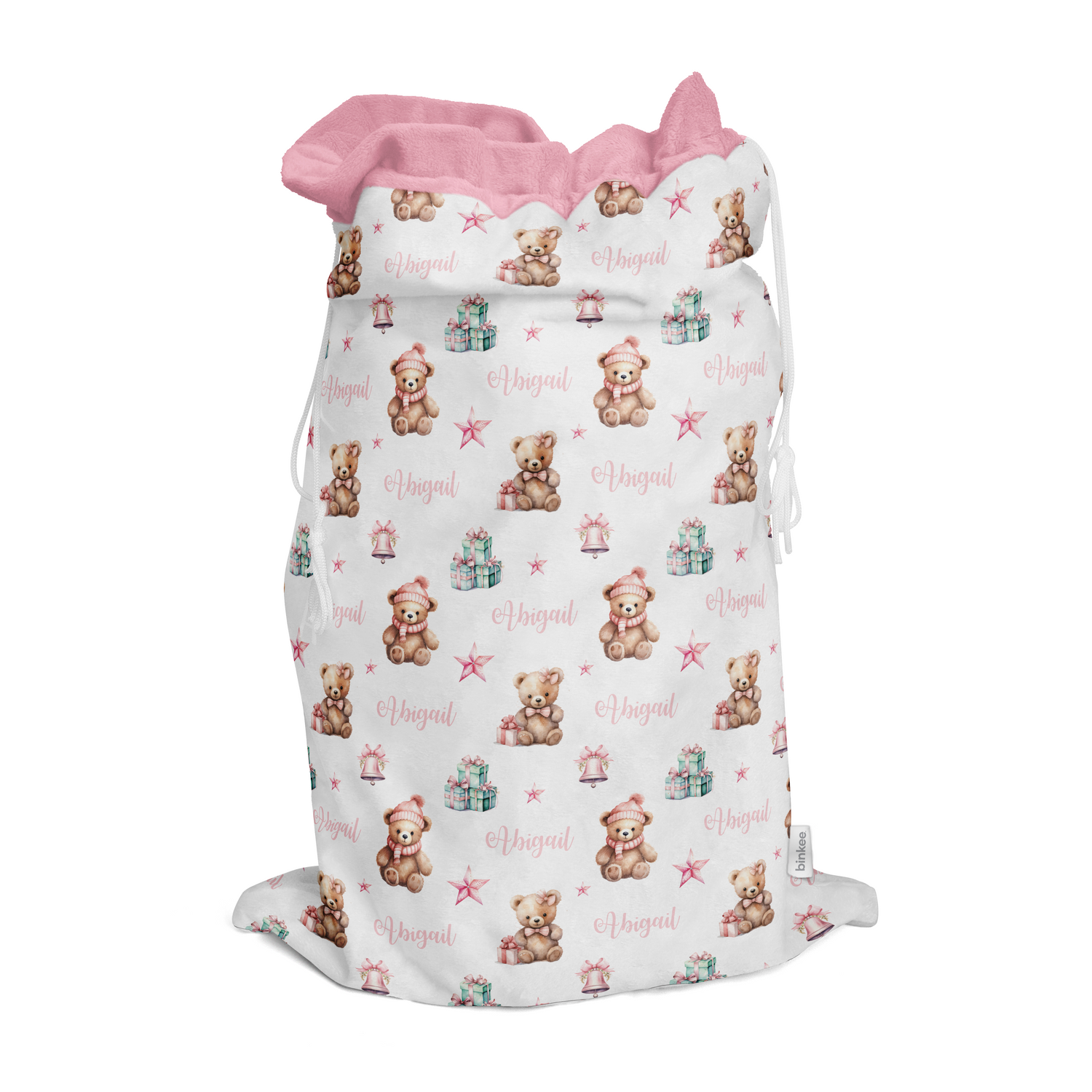 Festive Bears - Personalised Christmas Sacks