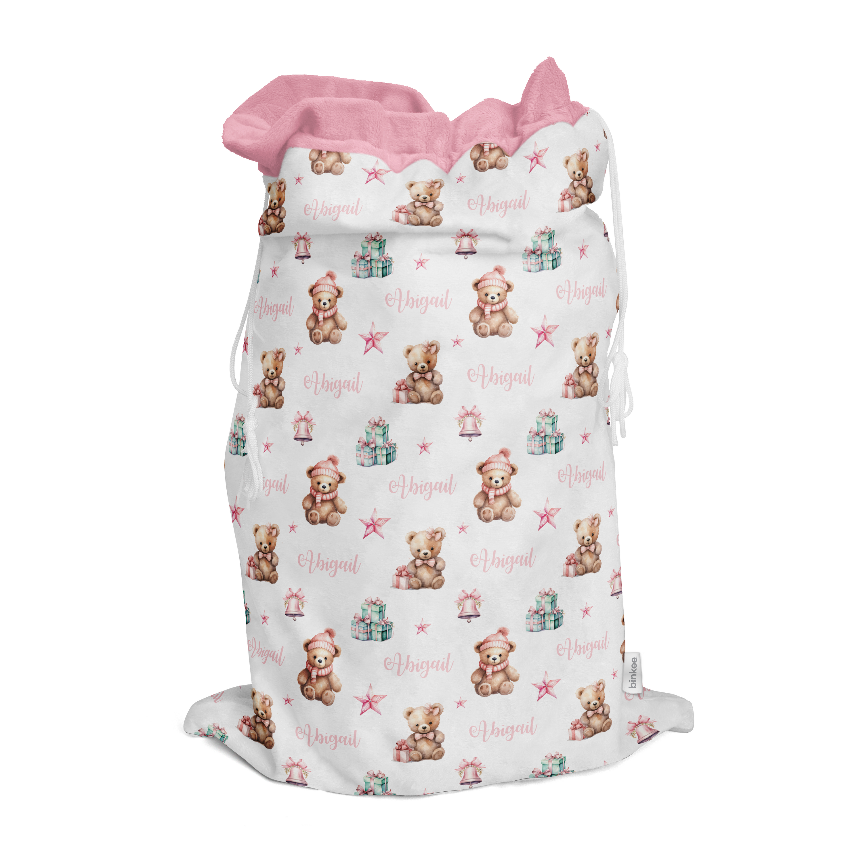 Festive Bears - Personalised Christmas Sacks