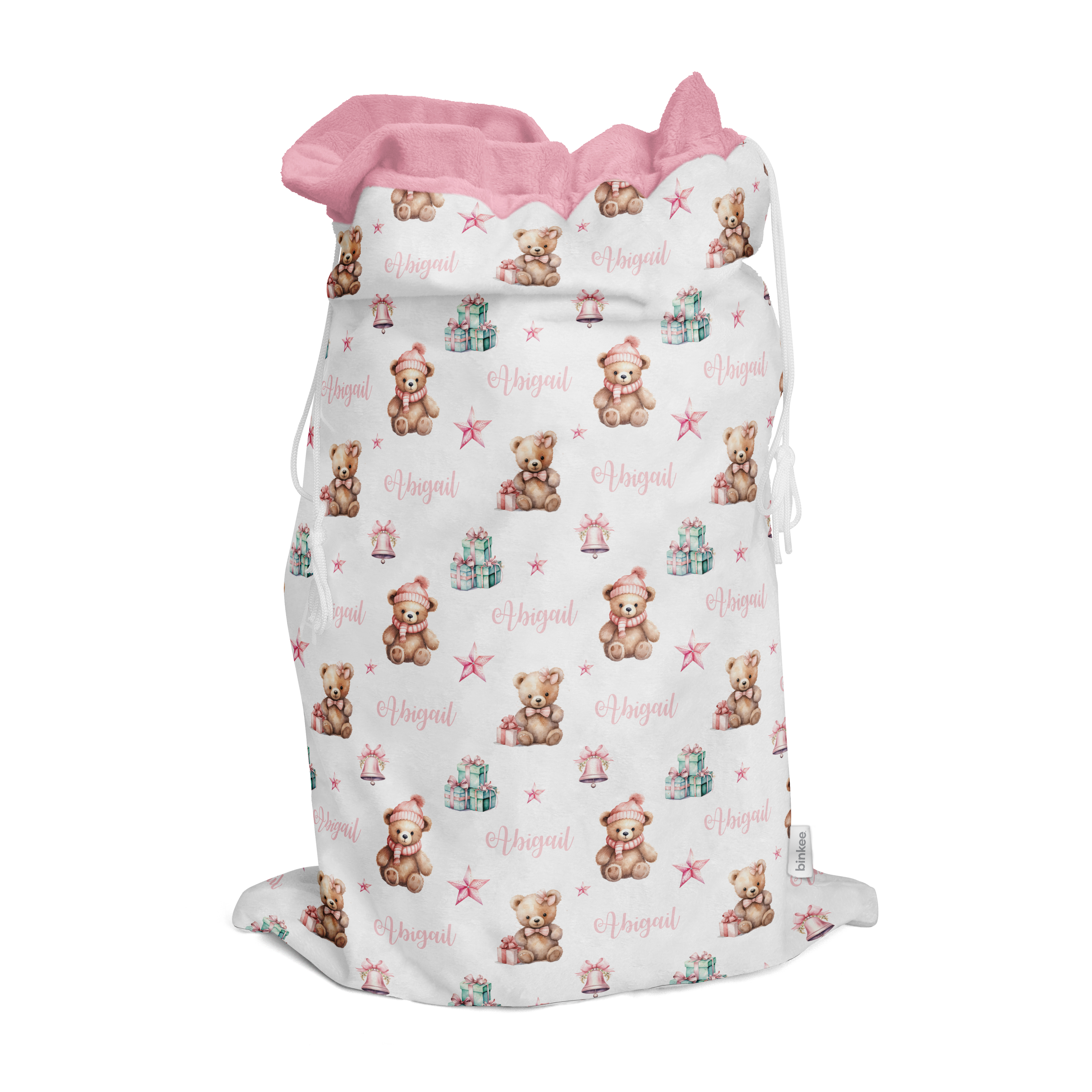 Festive Bears - Personalised Christmas Sacks