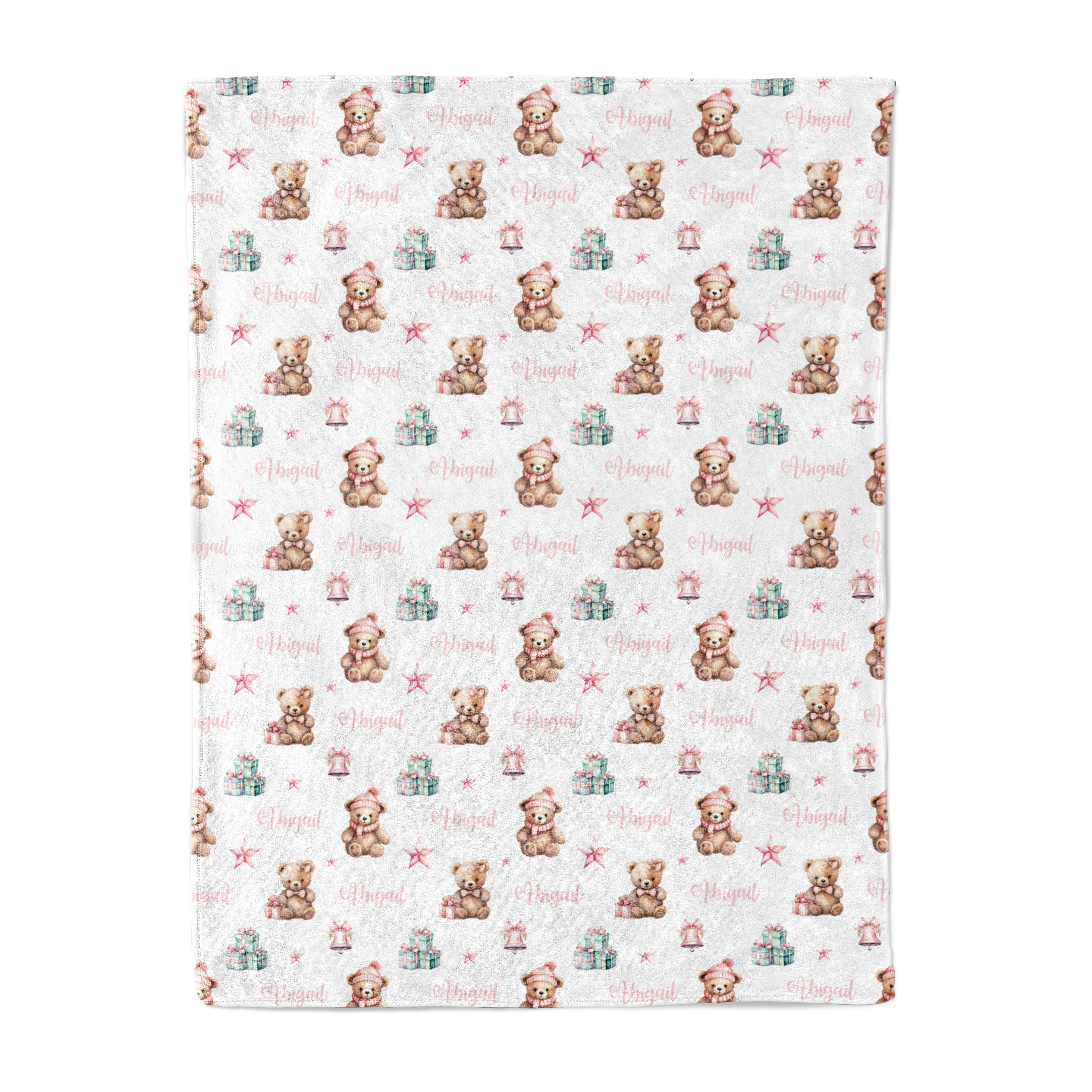 Festive Bears - Personalised Keepsake Blankie