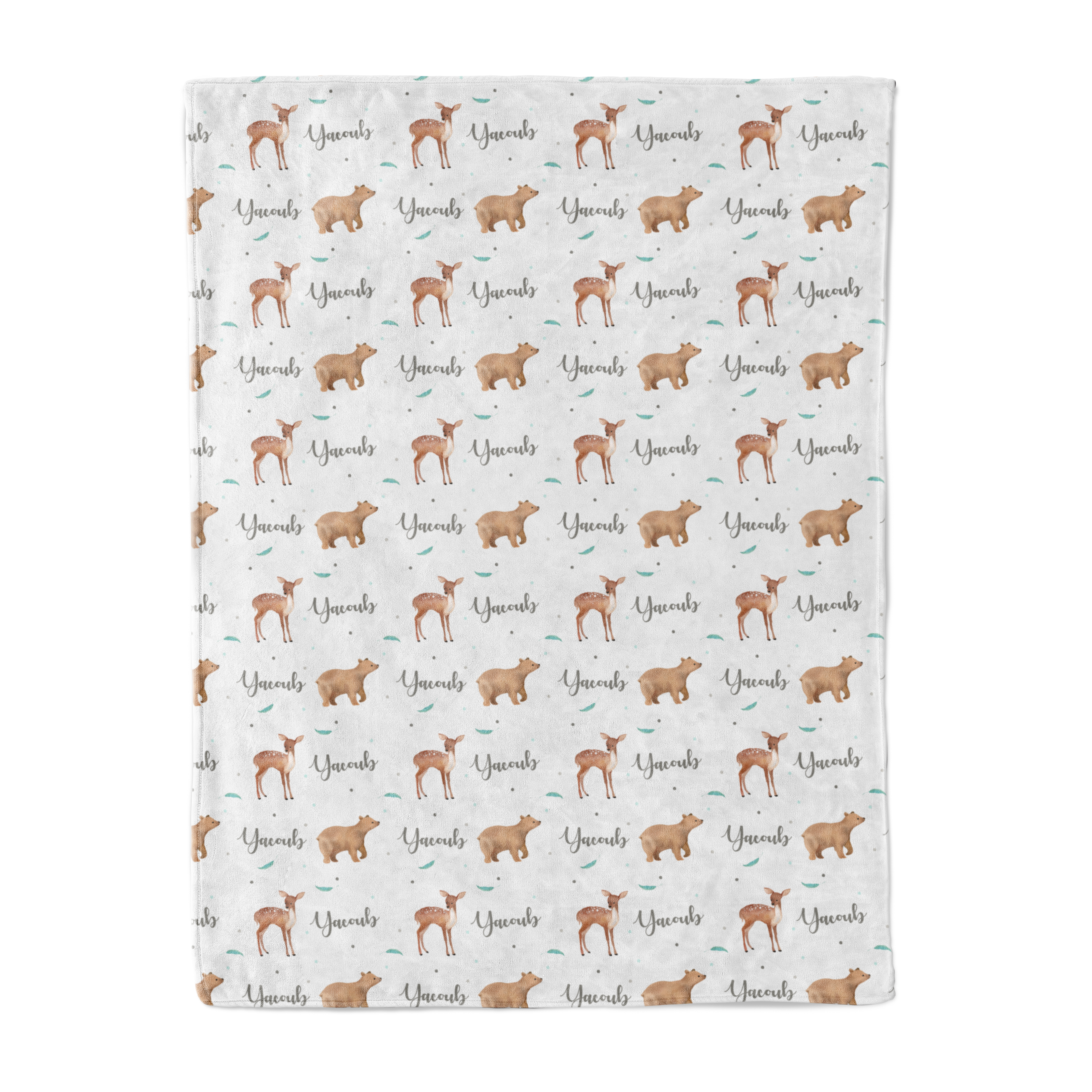 Forest Friends - Personalised Keepsake Blanket