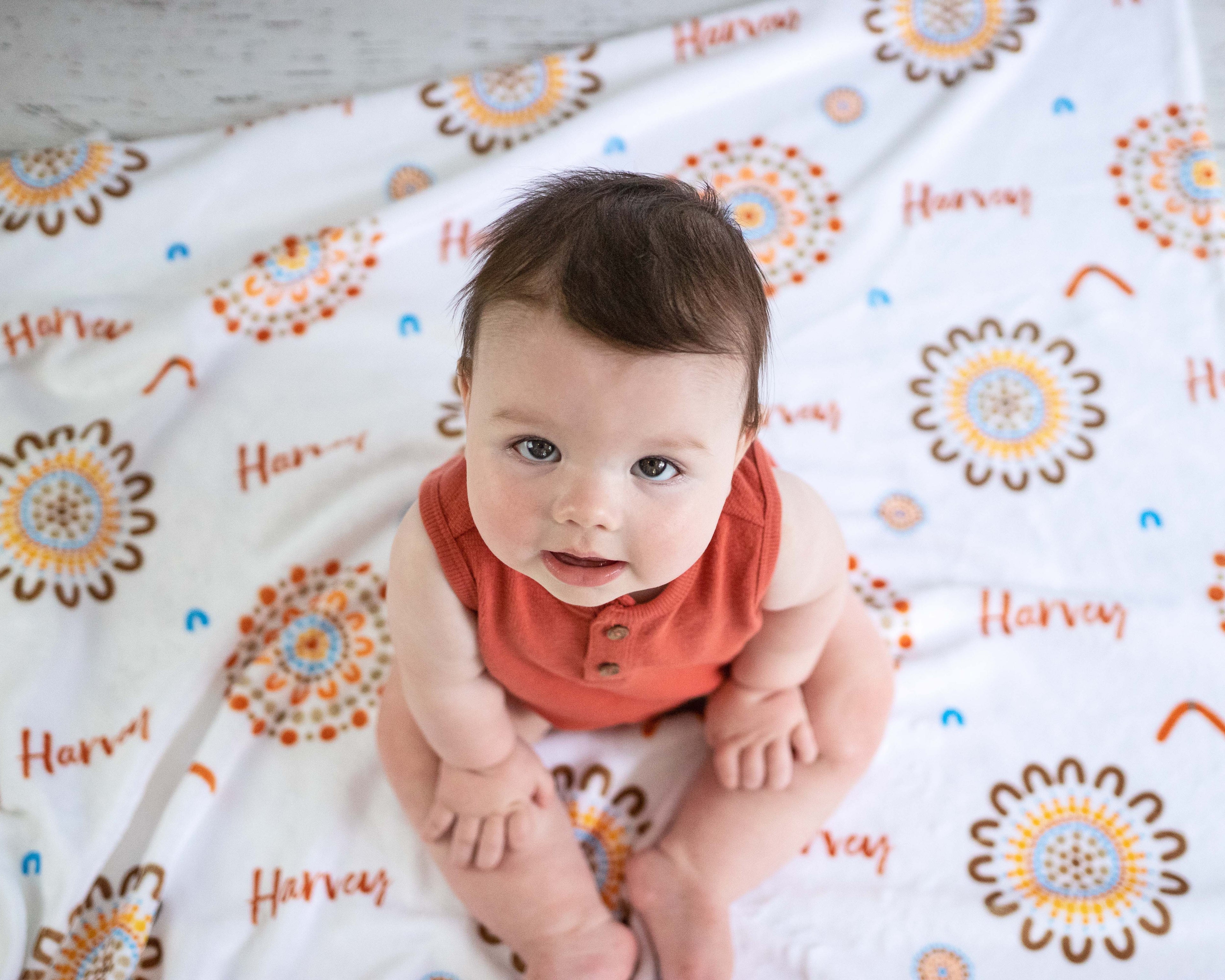 Little Mountain - Personalised Minky Blanket
