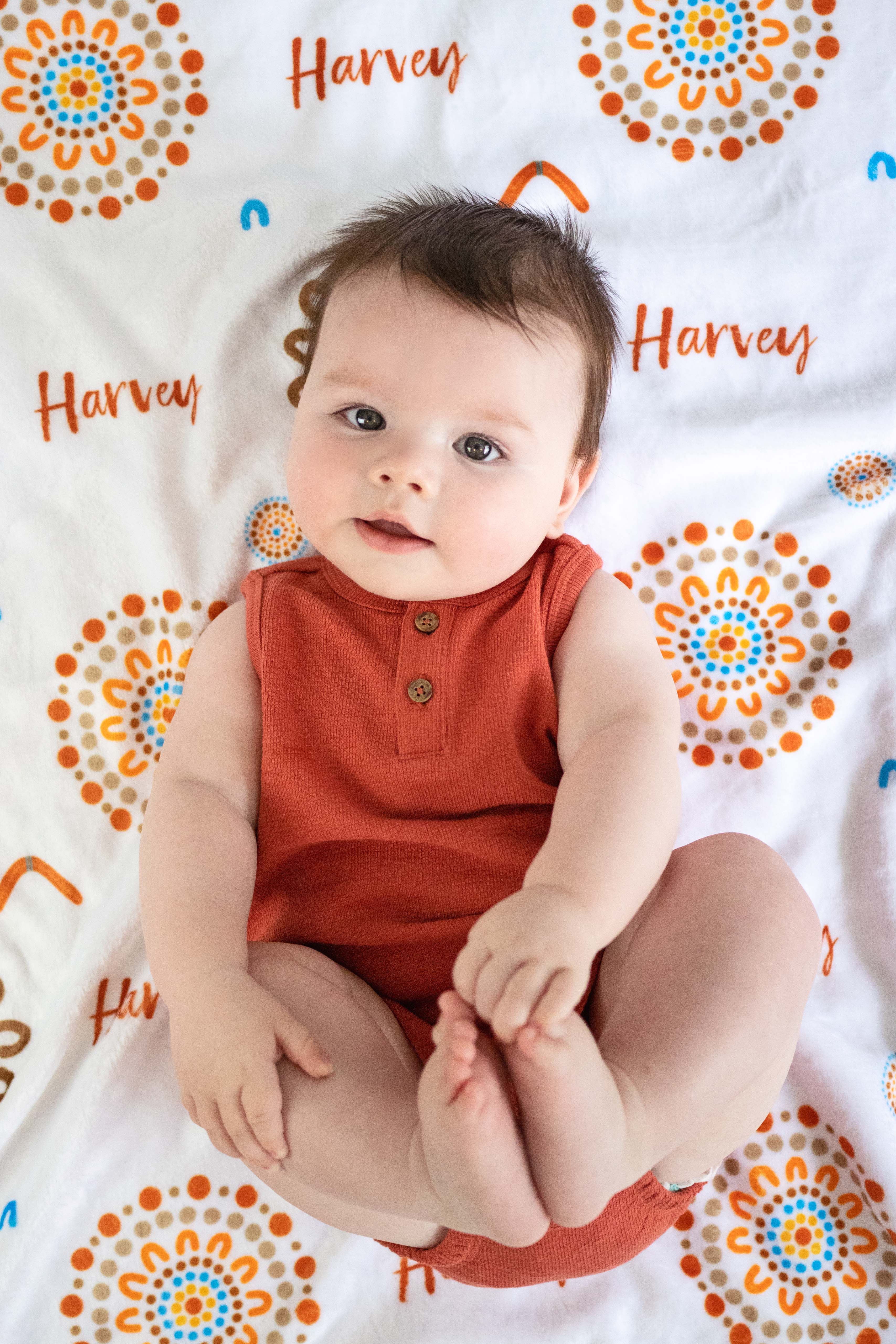 Little Mountain - Personalised Minky Blanket