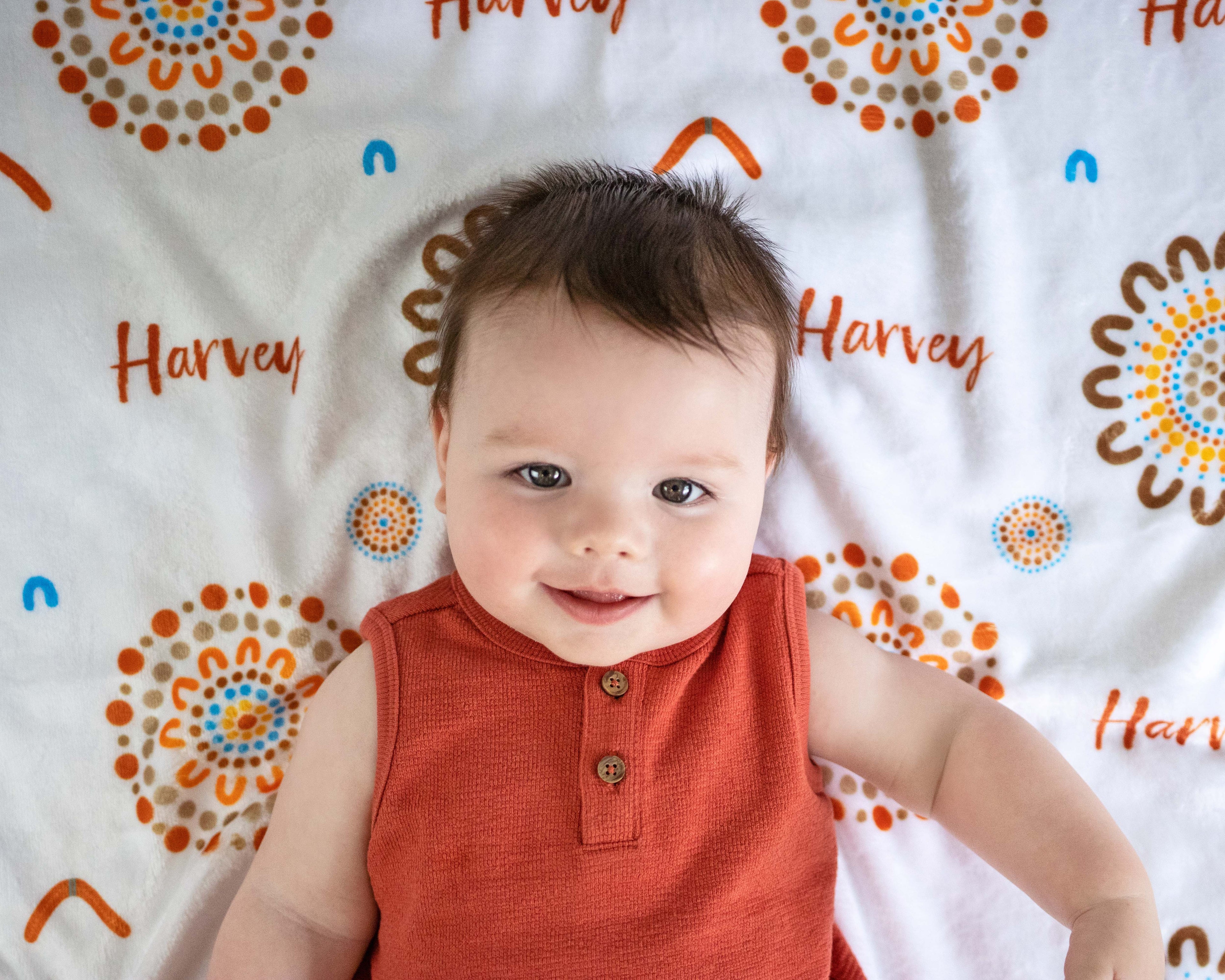 Little Mountain - Personalised Minky Blanket