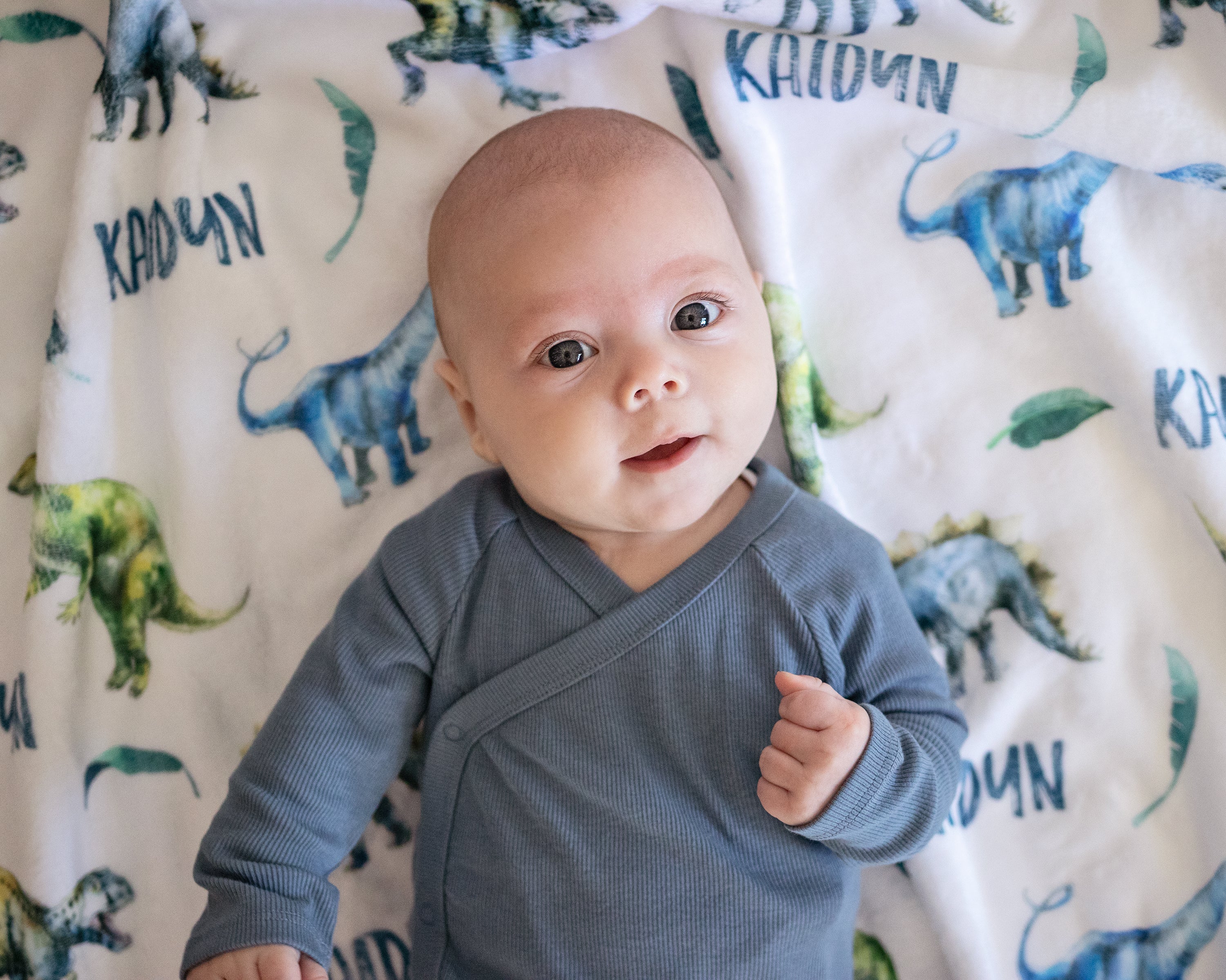 Dinosaurs - Personalised Keepsake Blanket