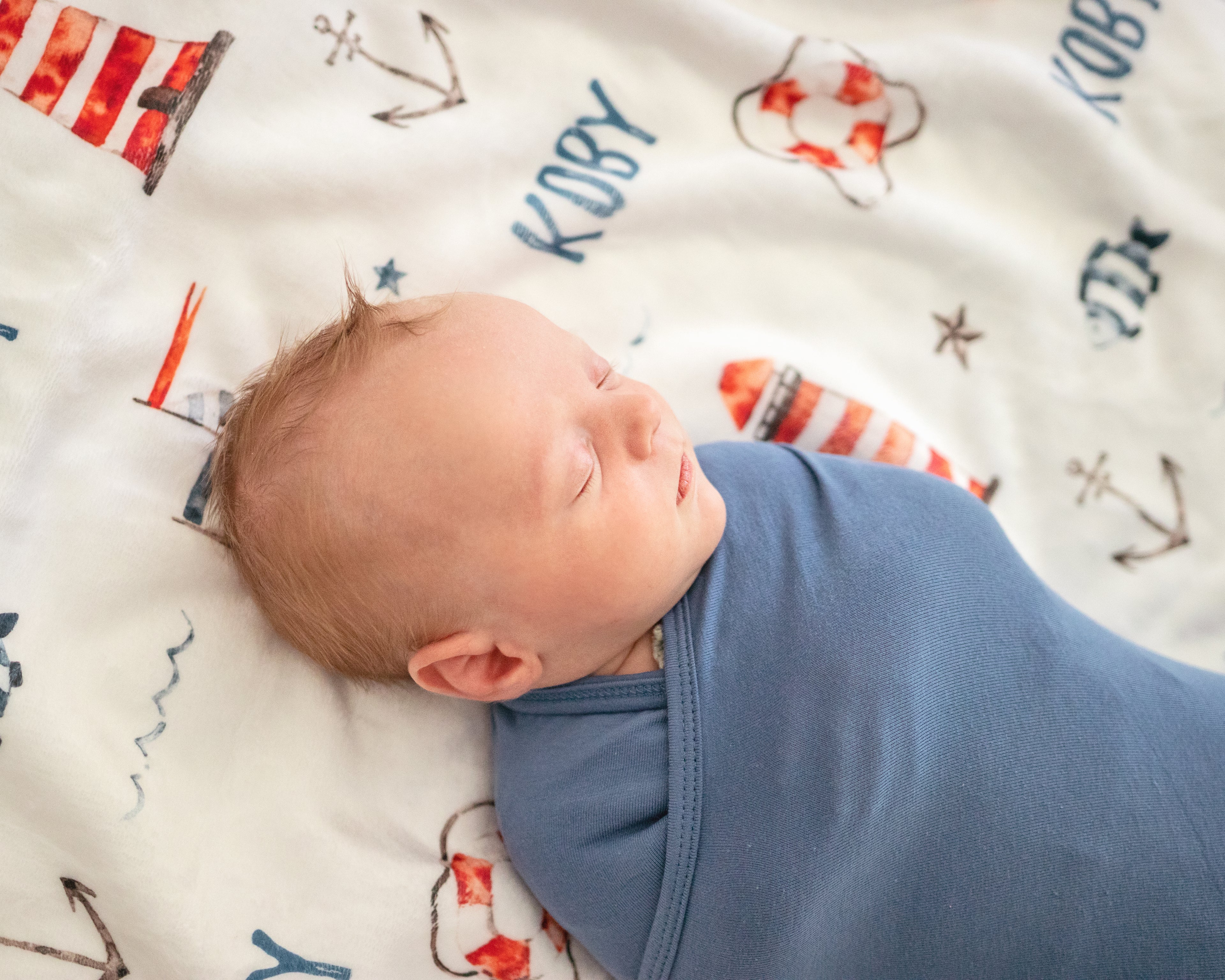 Beyond The Sea - Personalised Keepsake Blanket
