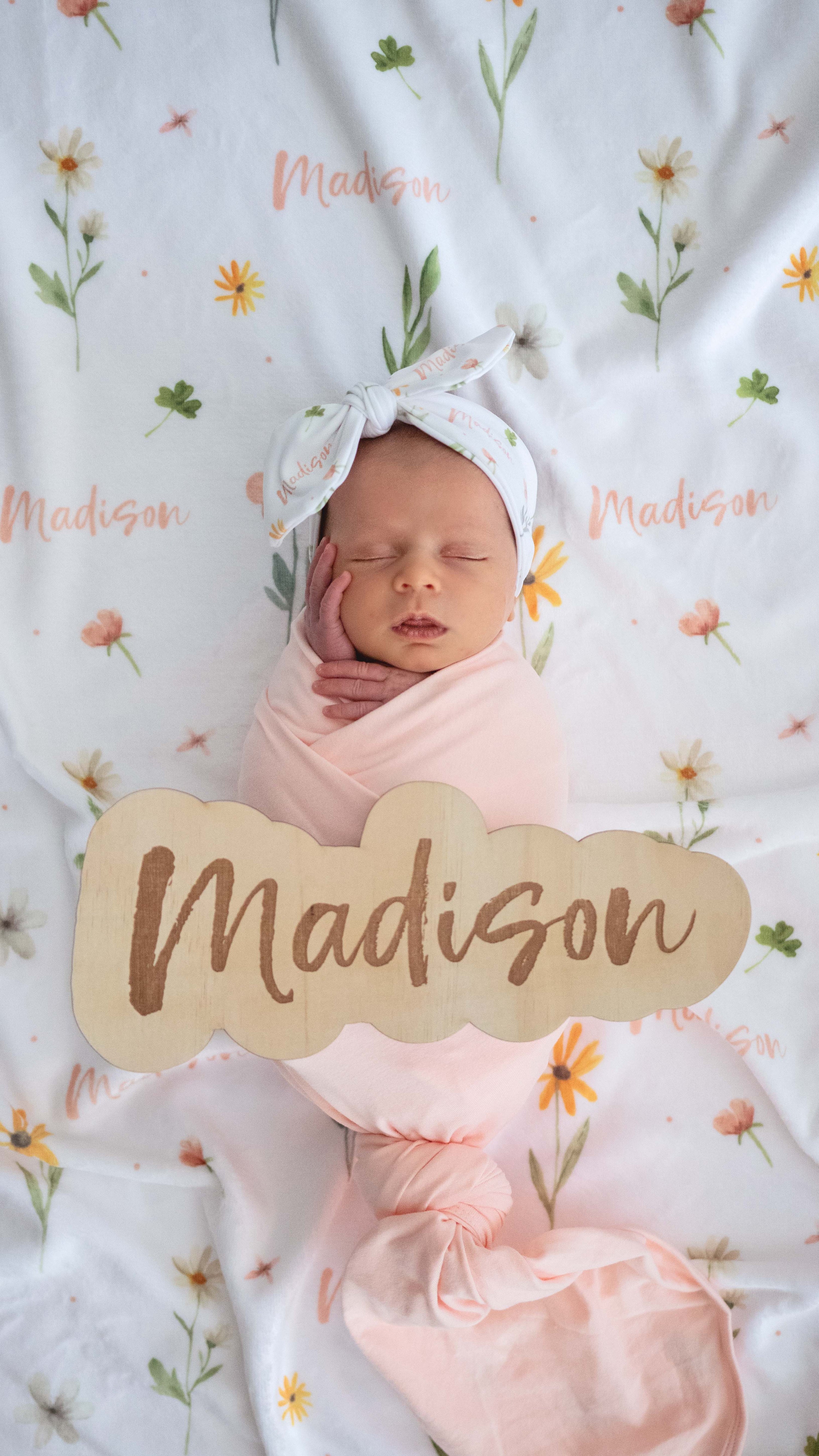 Wildflower - Personalised Keepsake Blanket