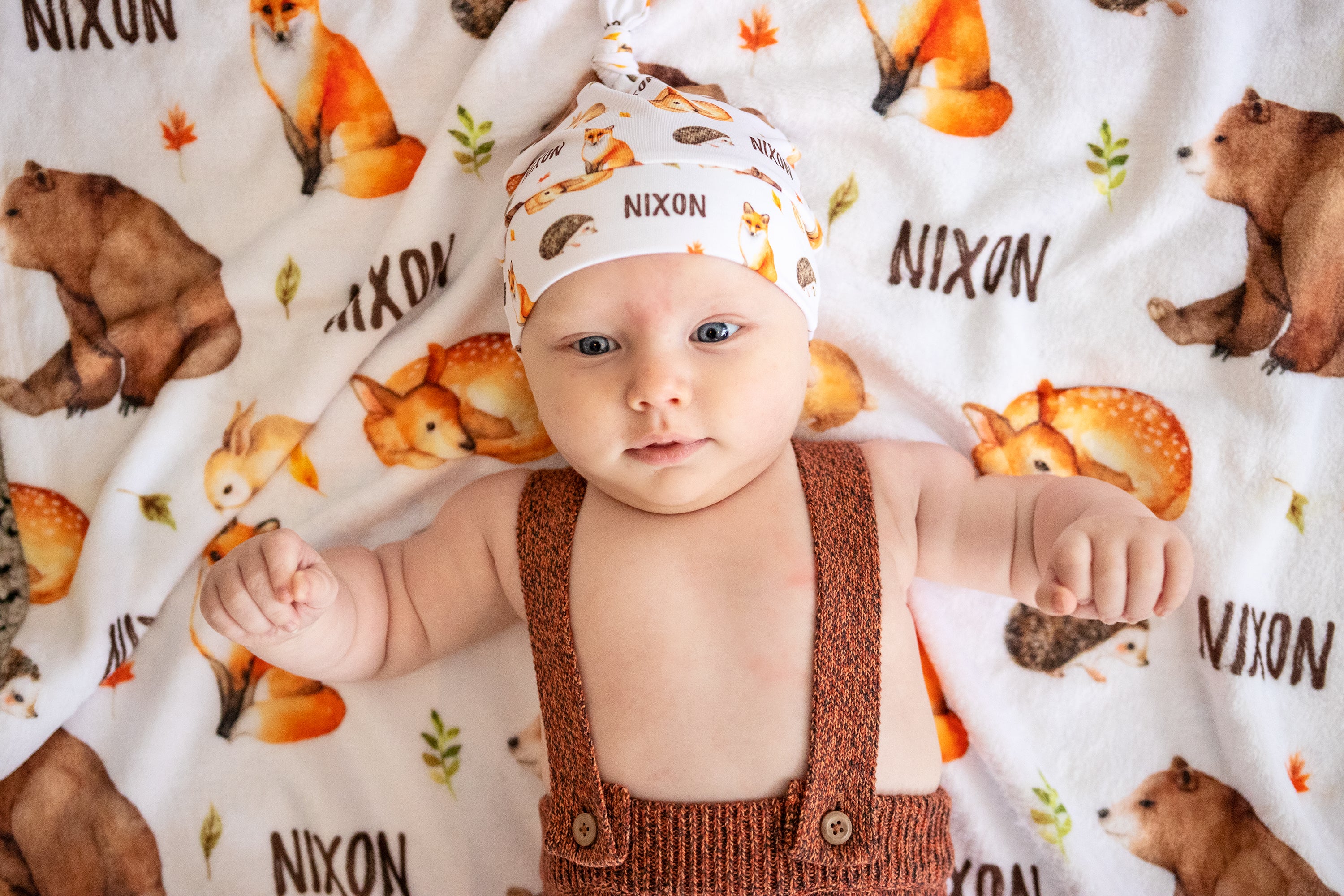 Woodland - Personalised Keepsake Blanket