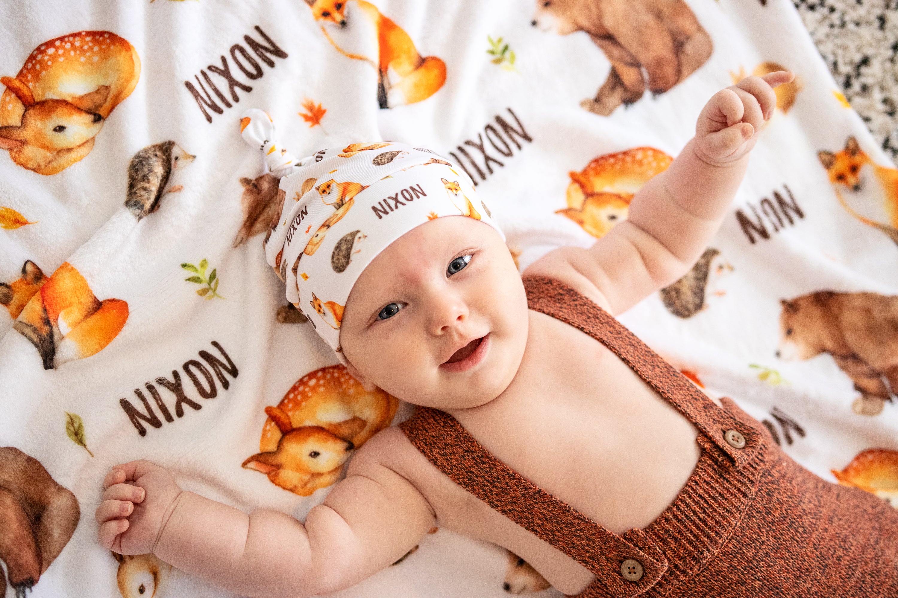 Woodland - Personalised Keepsake Blanket