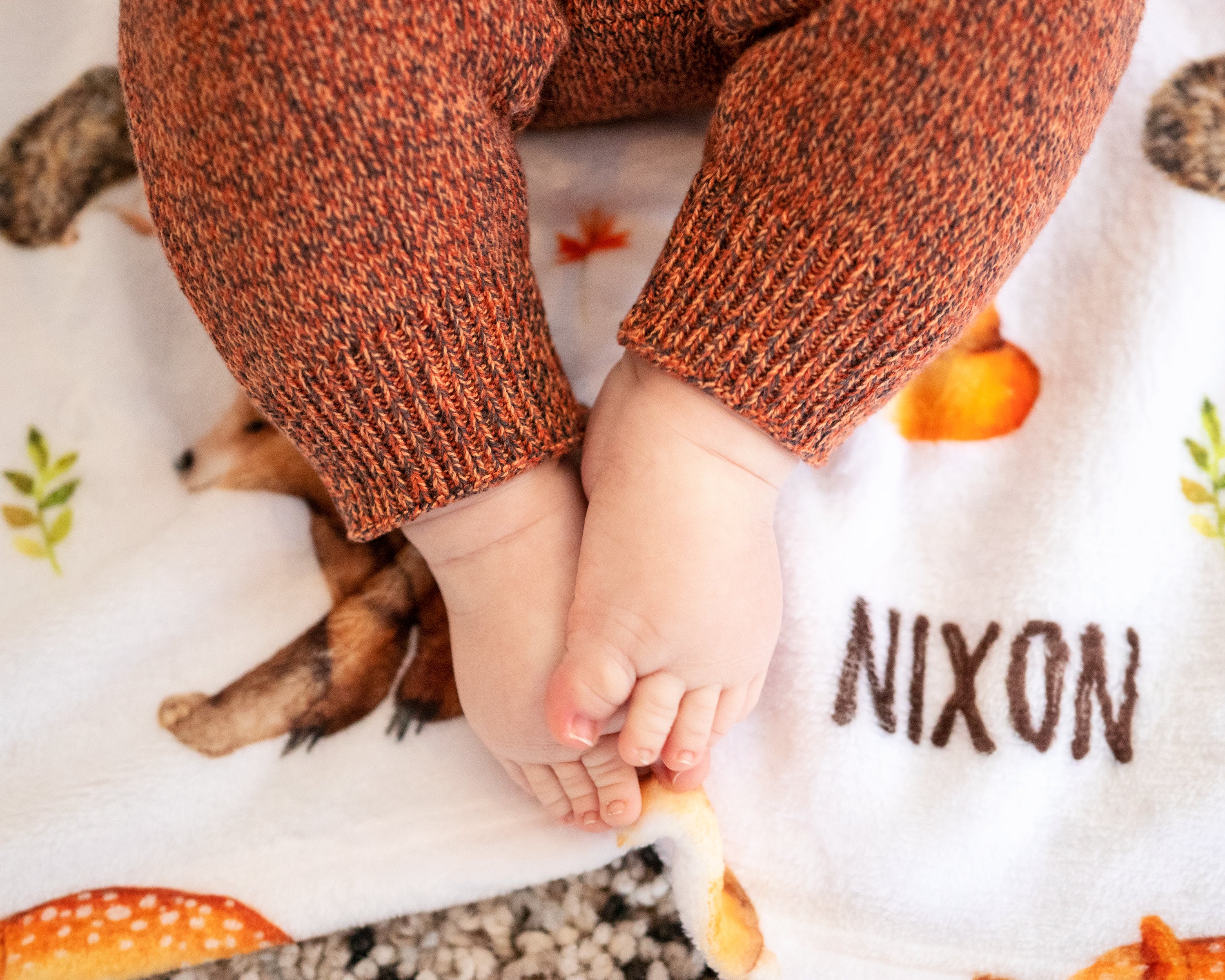 Woodland - Personalised Keepsake Blanket