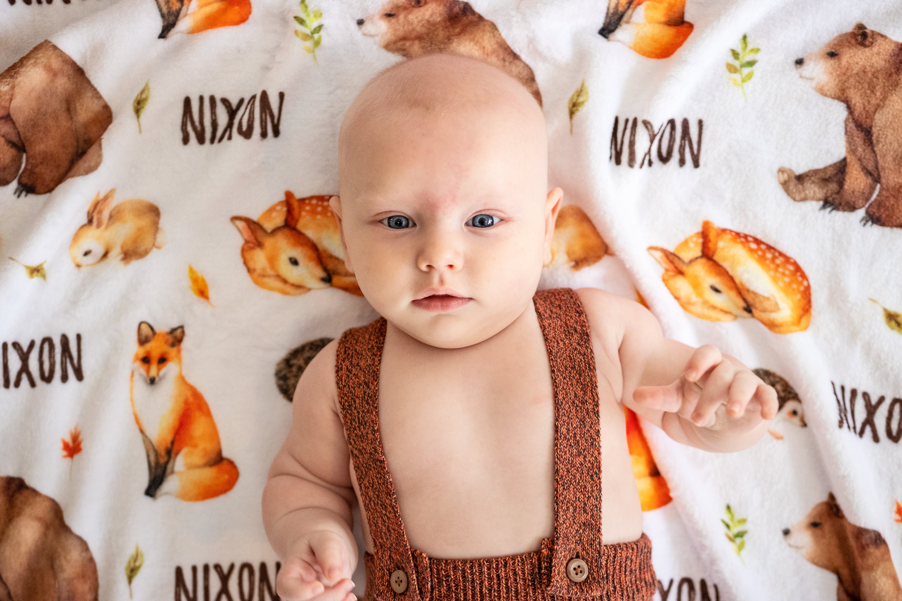 Woodland - Personalised Keepsake Blanket