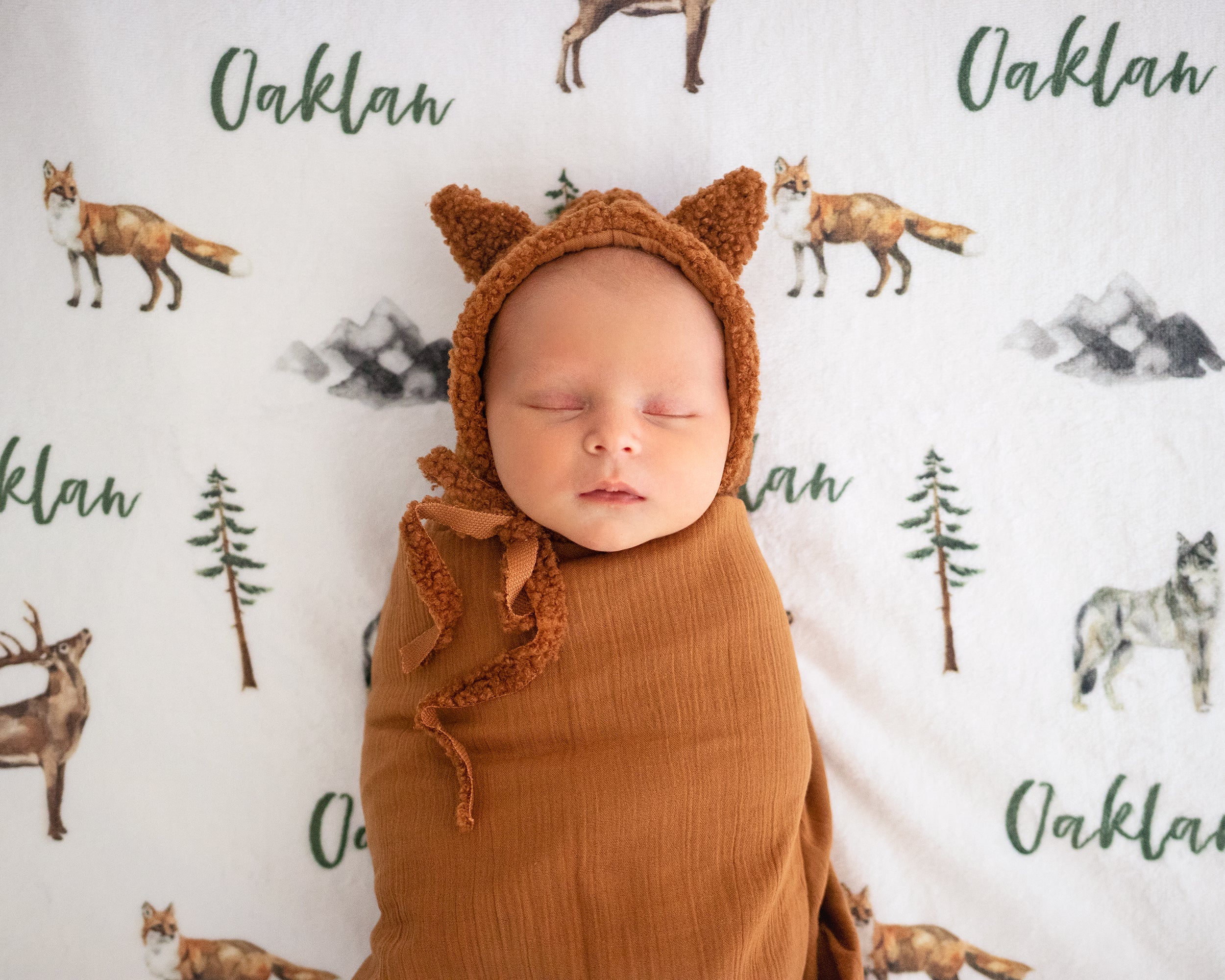 Into The Wild - Personalised Minky Blankets