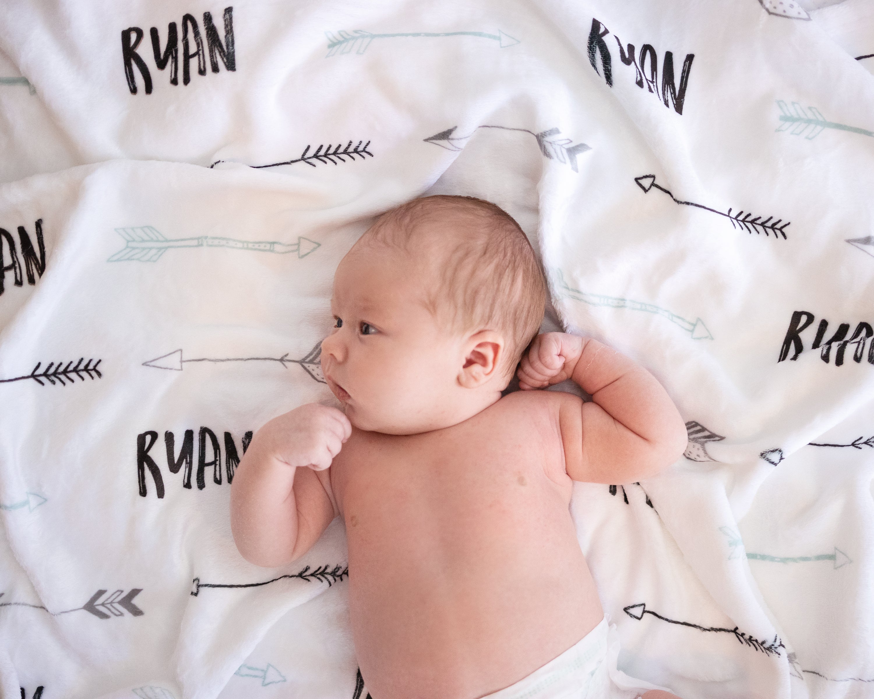Arrows - Personalised Keepsake Blanket