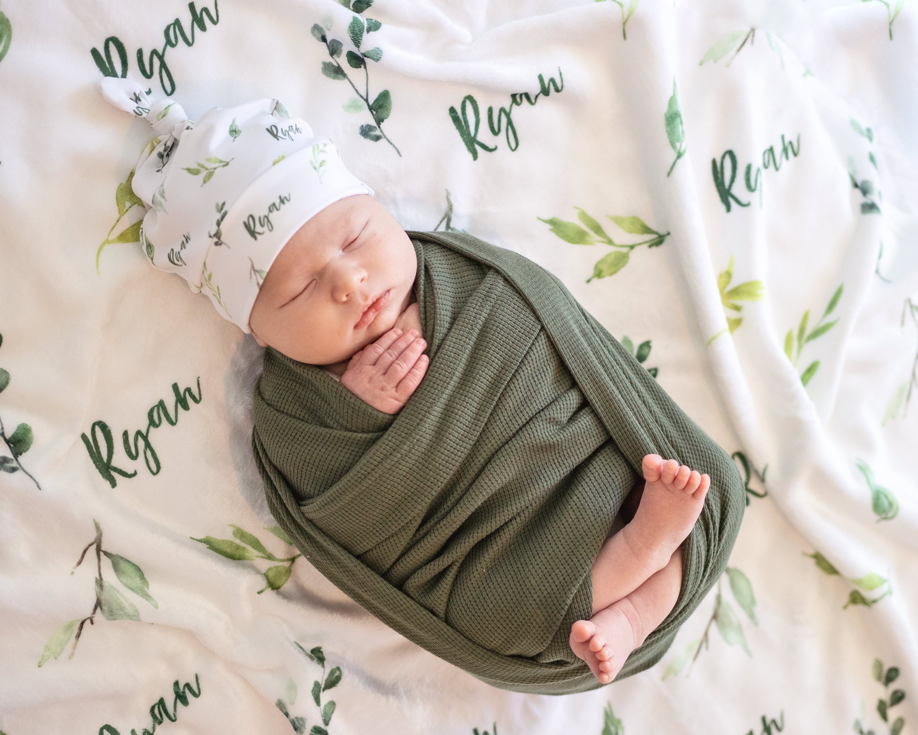 Botanical - Personalised Keepsake Blanket