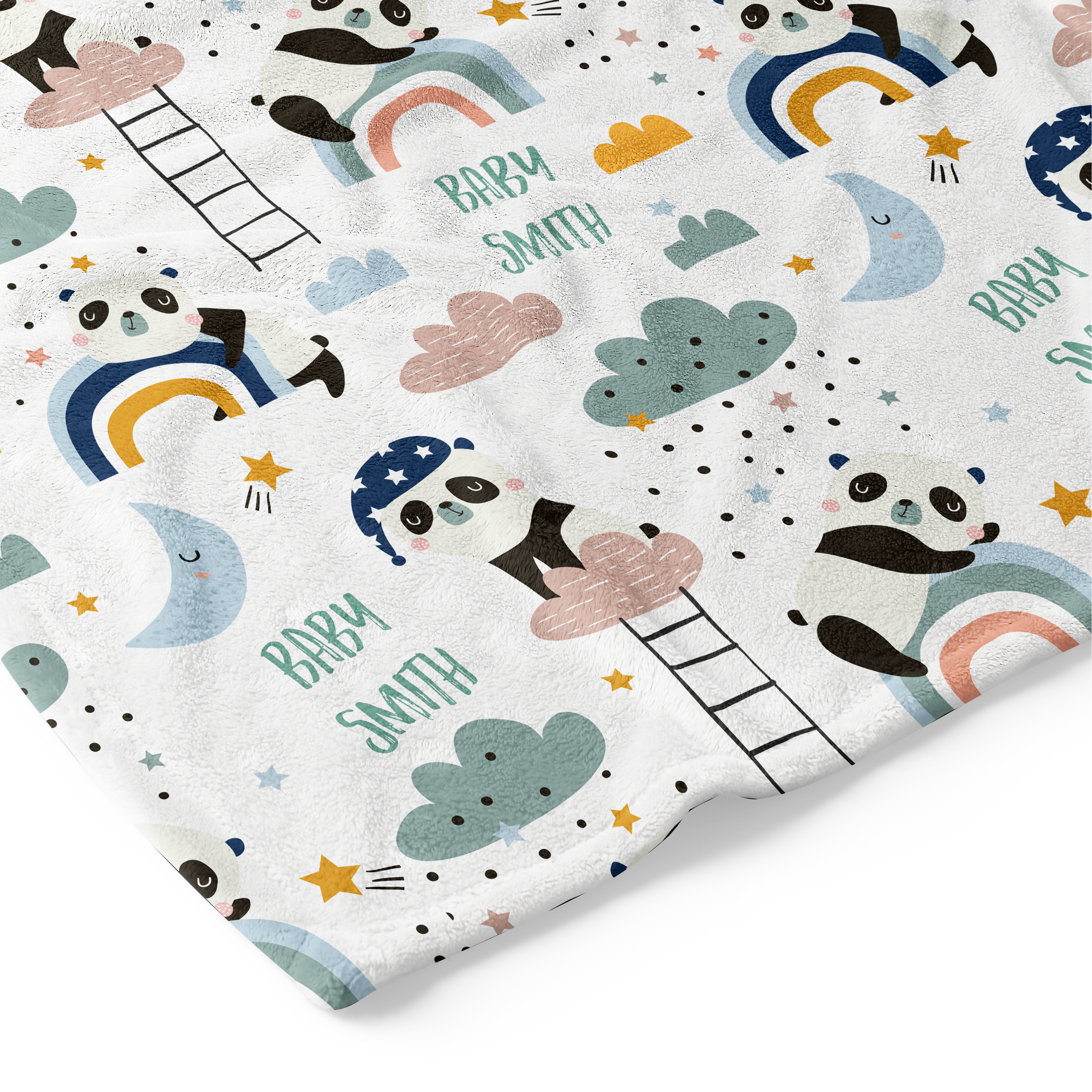 Sleepy Panda - Personalised Keepsake Blanket