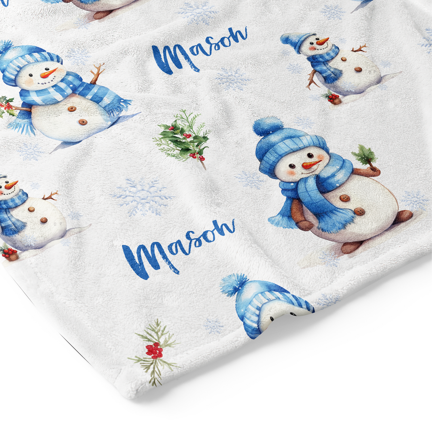 Snowmen - Personalised Keepsake Blankie