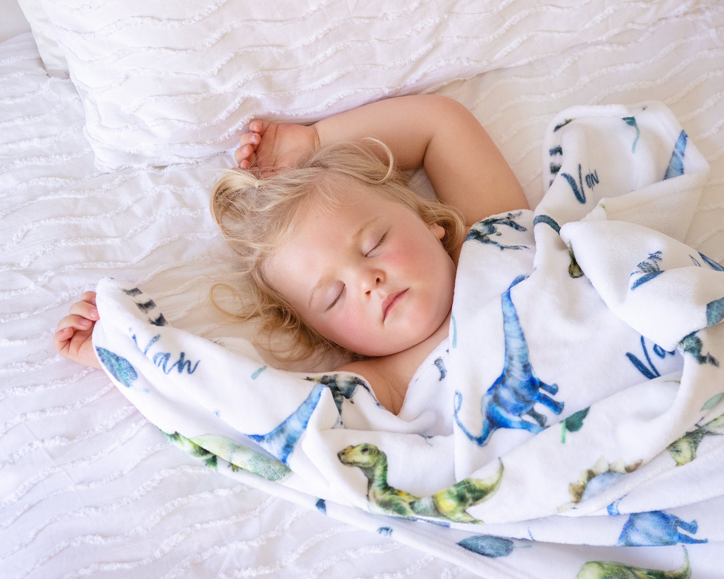 Dinosaurs - Personalised Keepsake Blanket