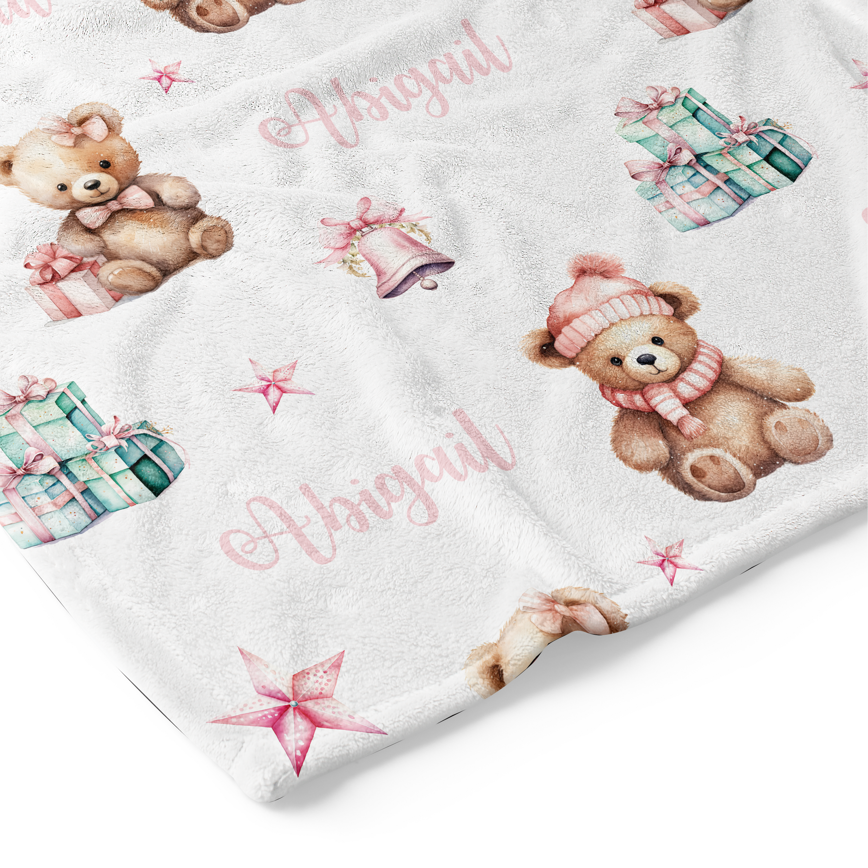 Festive Bears - Personalised Keepsake Blankie