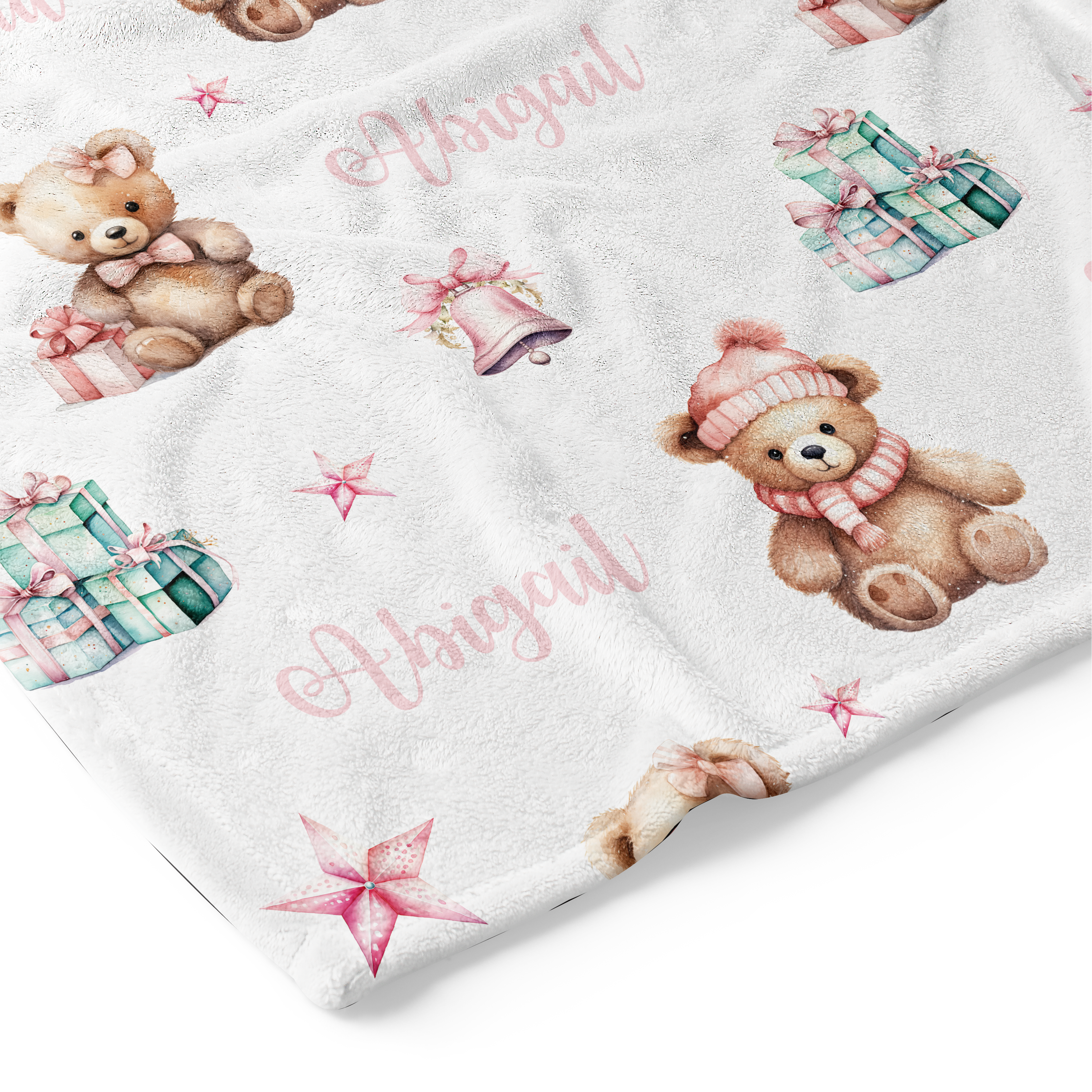 Festive Bears - Personalised Keepsake Blankie