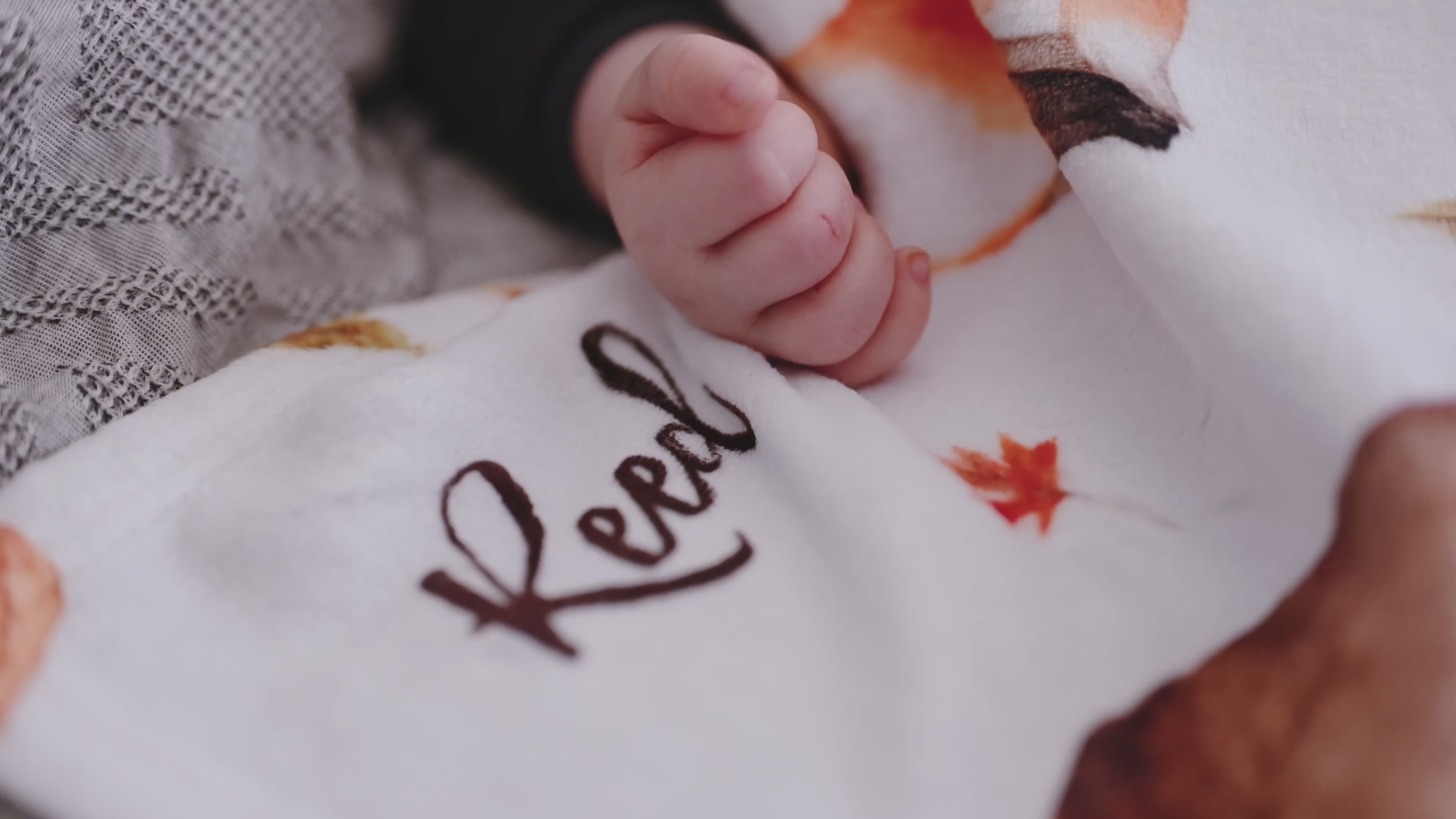 Woodland - Personalised Keepsake Blanket