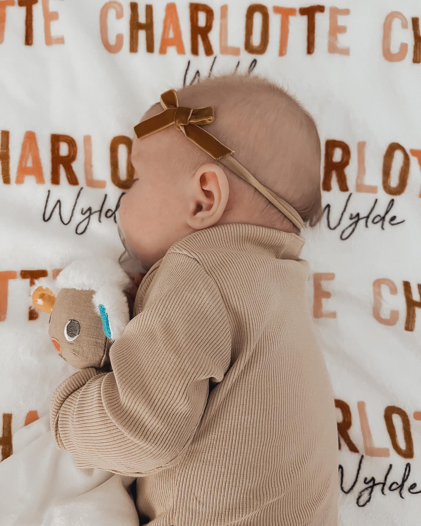 Name Announcement Personalised Keepsake Blankie