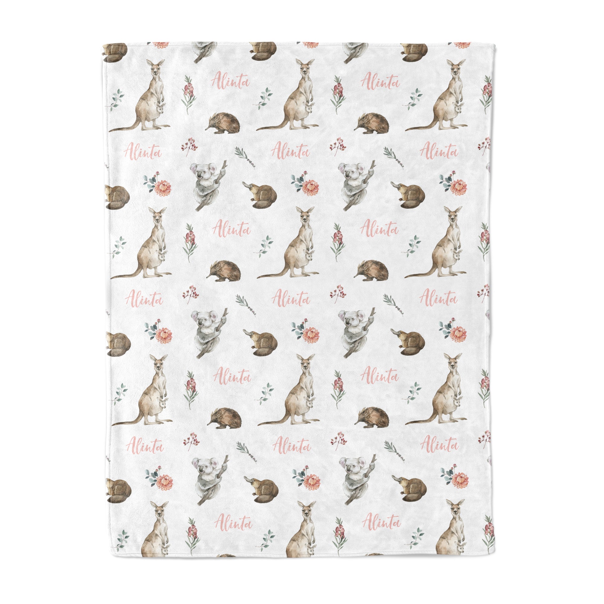 Aussie Flora and Fauna - Personalised Keepsake Blanket