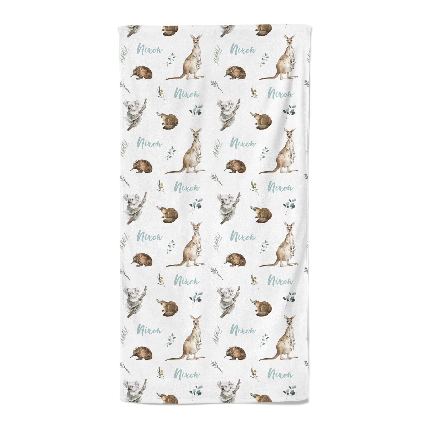 Aussie Animals - Personalised Towel