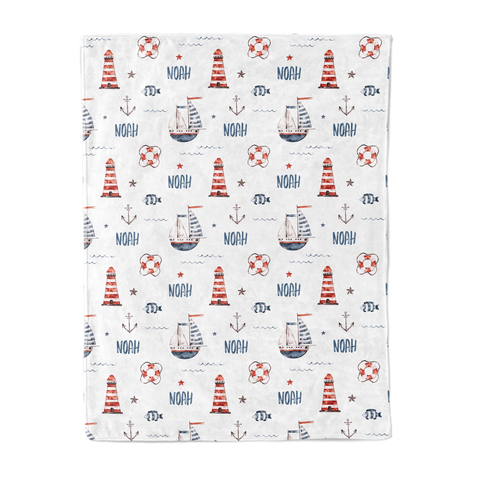 Beyond The Sea - Personalised Keepsake Blanket