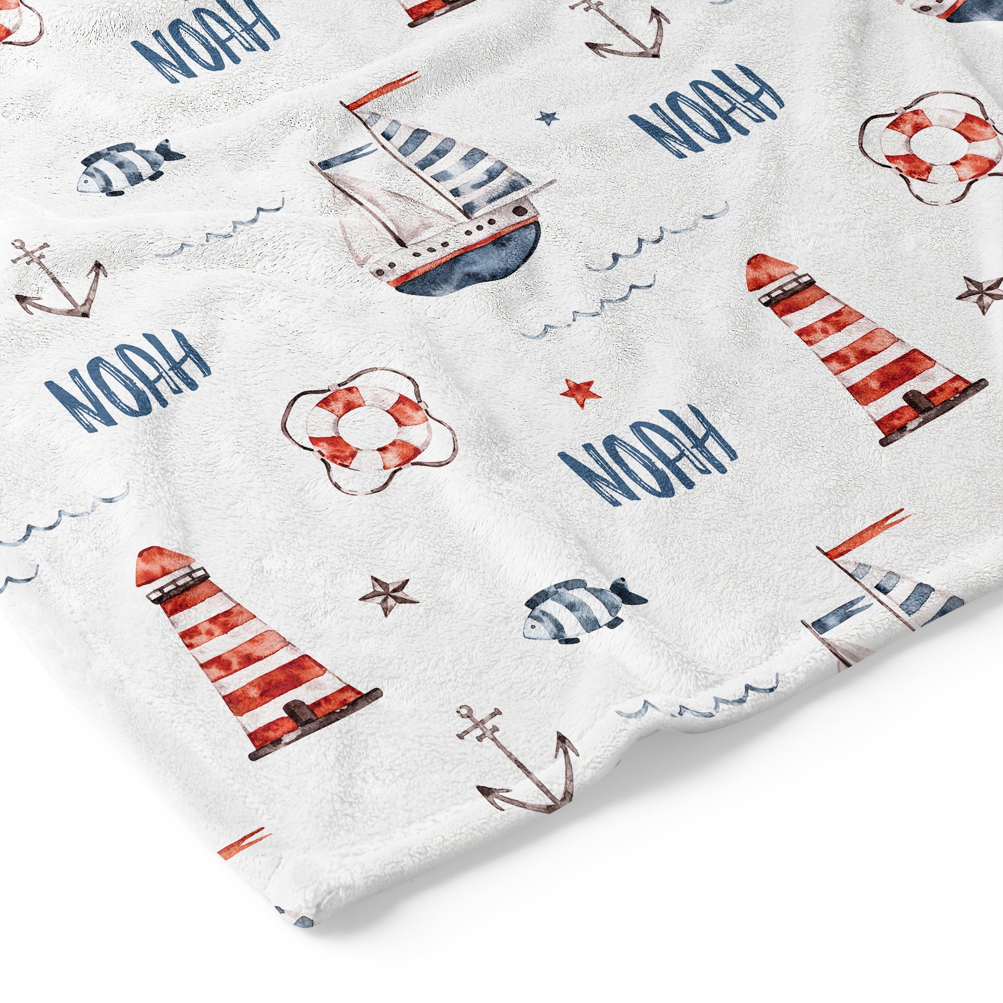 Beyond The Sea - Personalised Keepsake Blanket