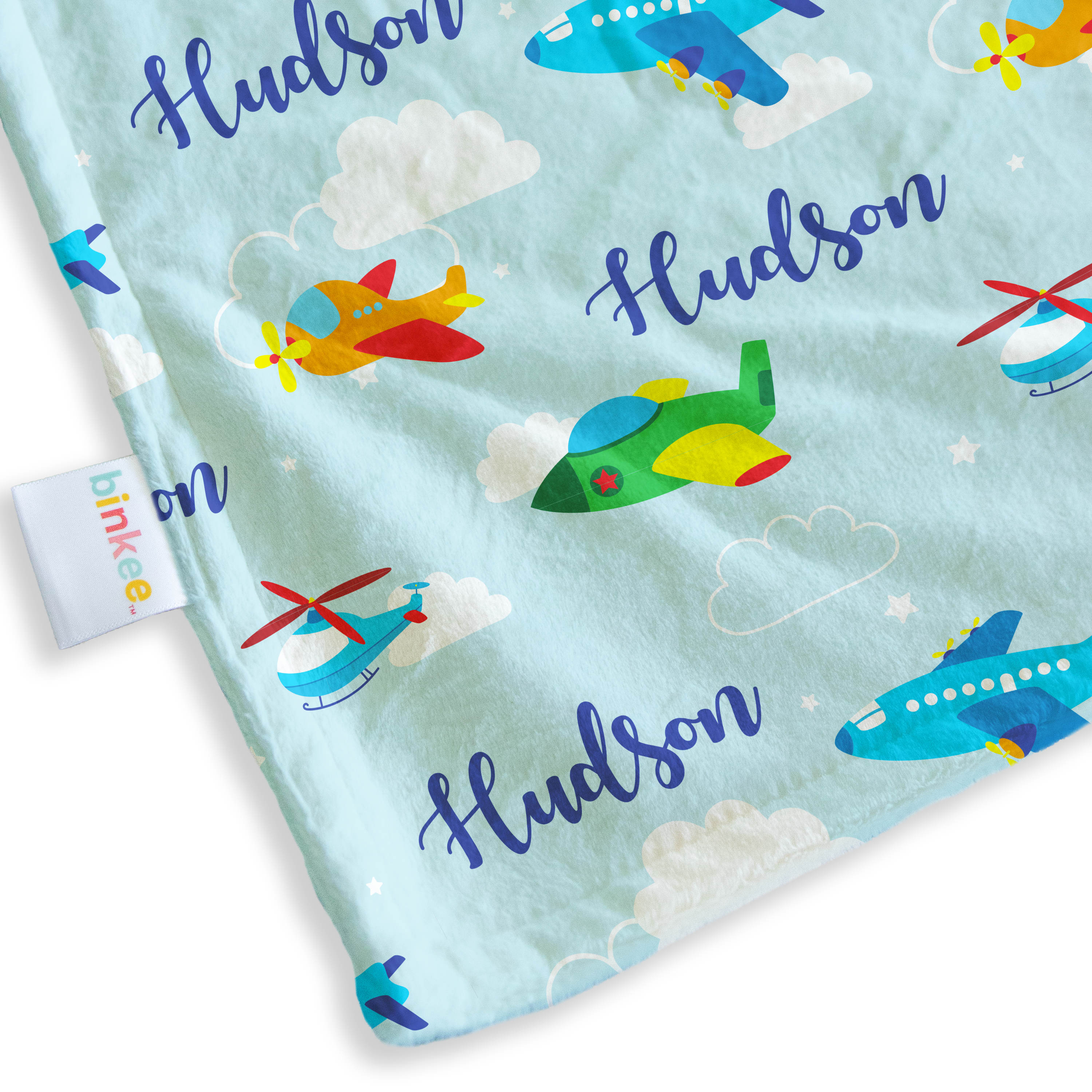 Flying High - Personalised Minky Blanket