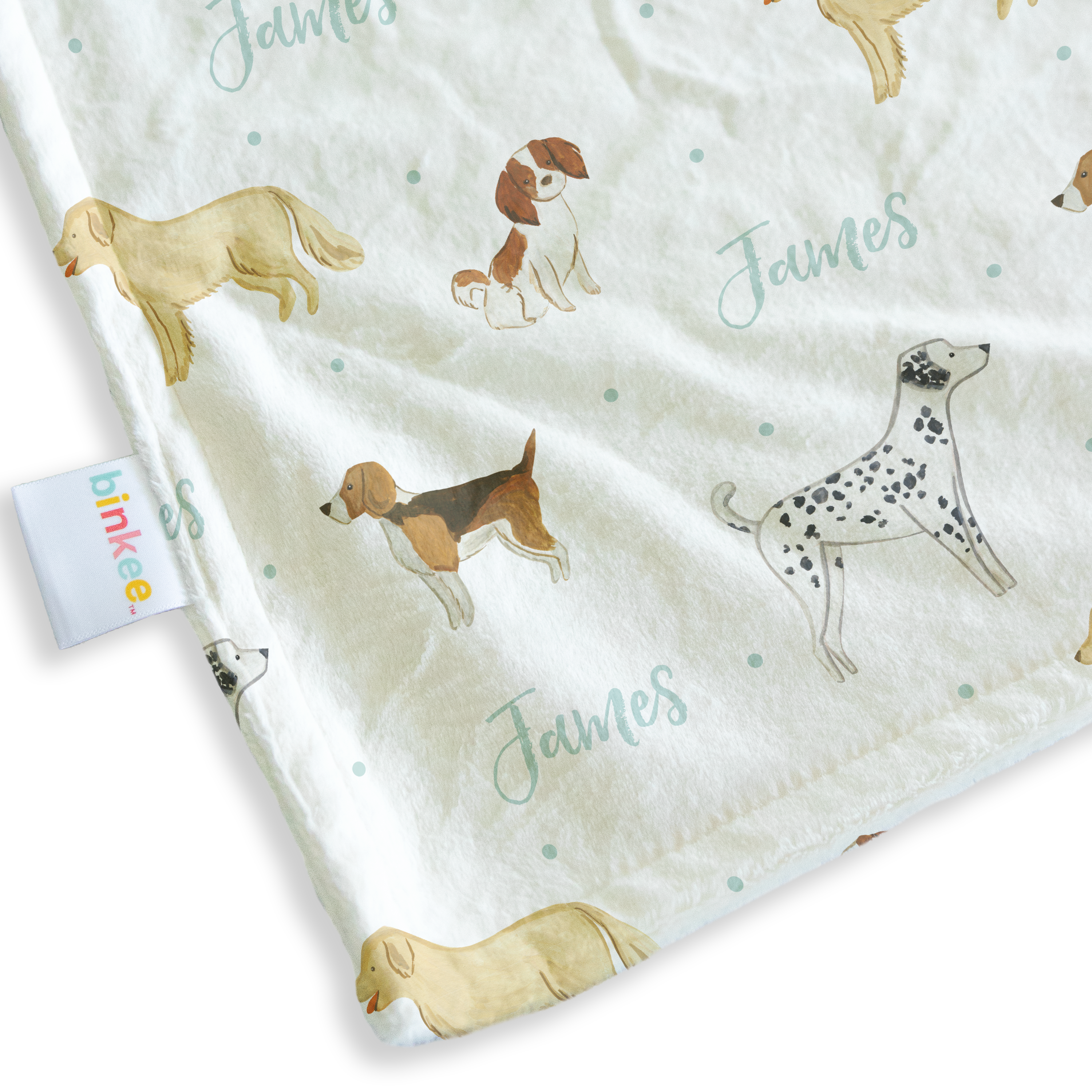 Puppy Dogs - Personalised Minky Blanket