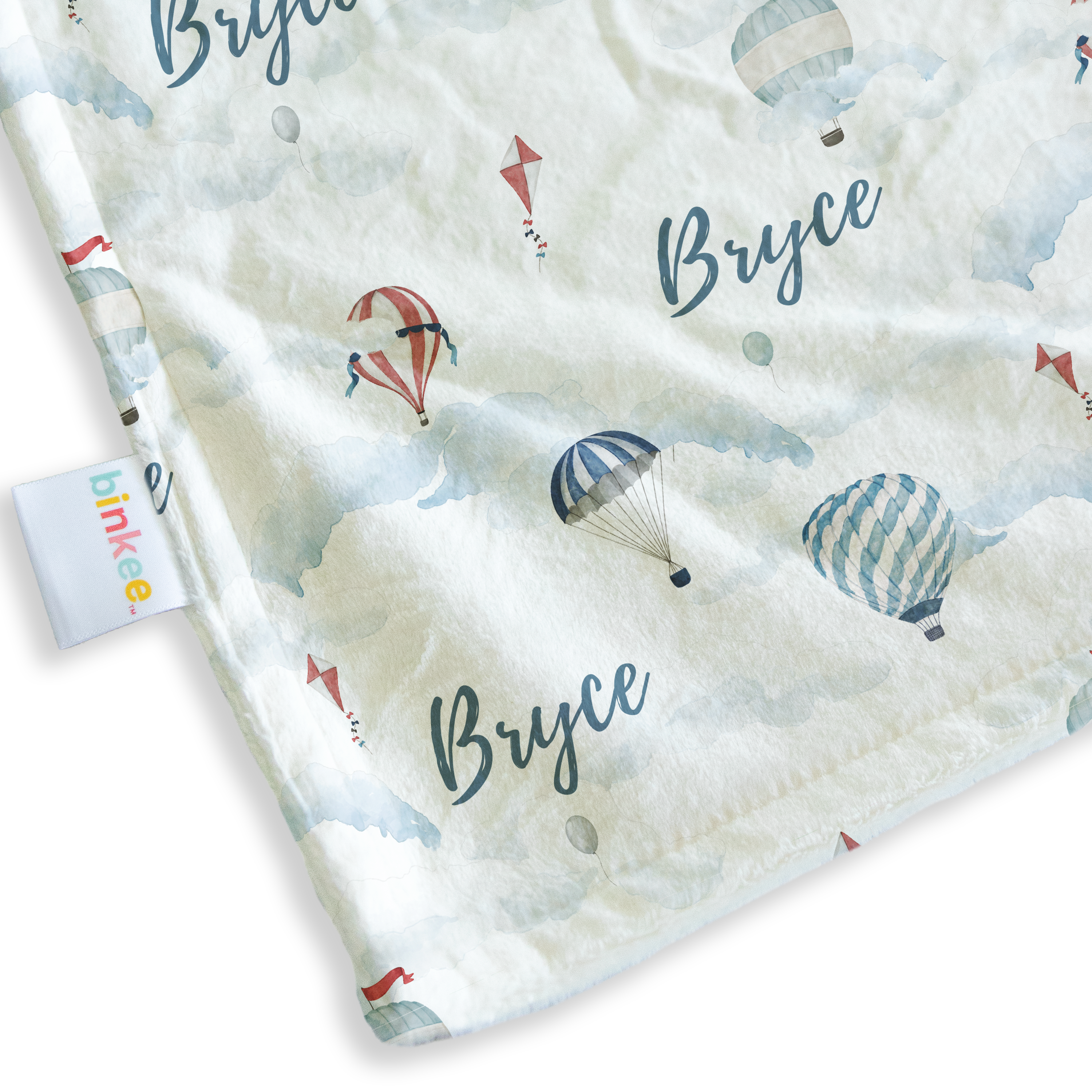 Up and Away - Personalised Minky Blanket