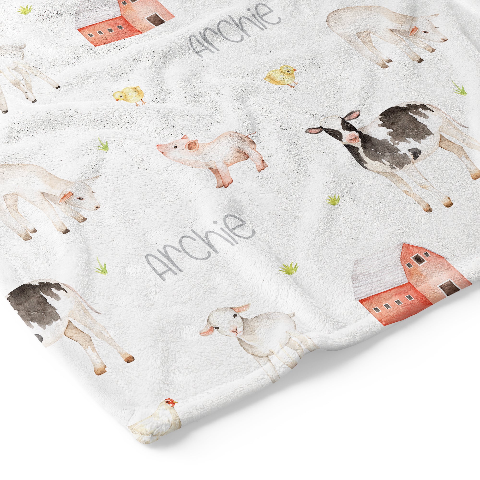 On the Farm - Personalised Keepsake Blanket