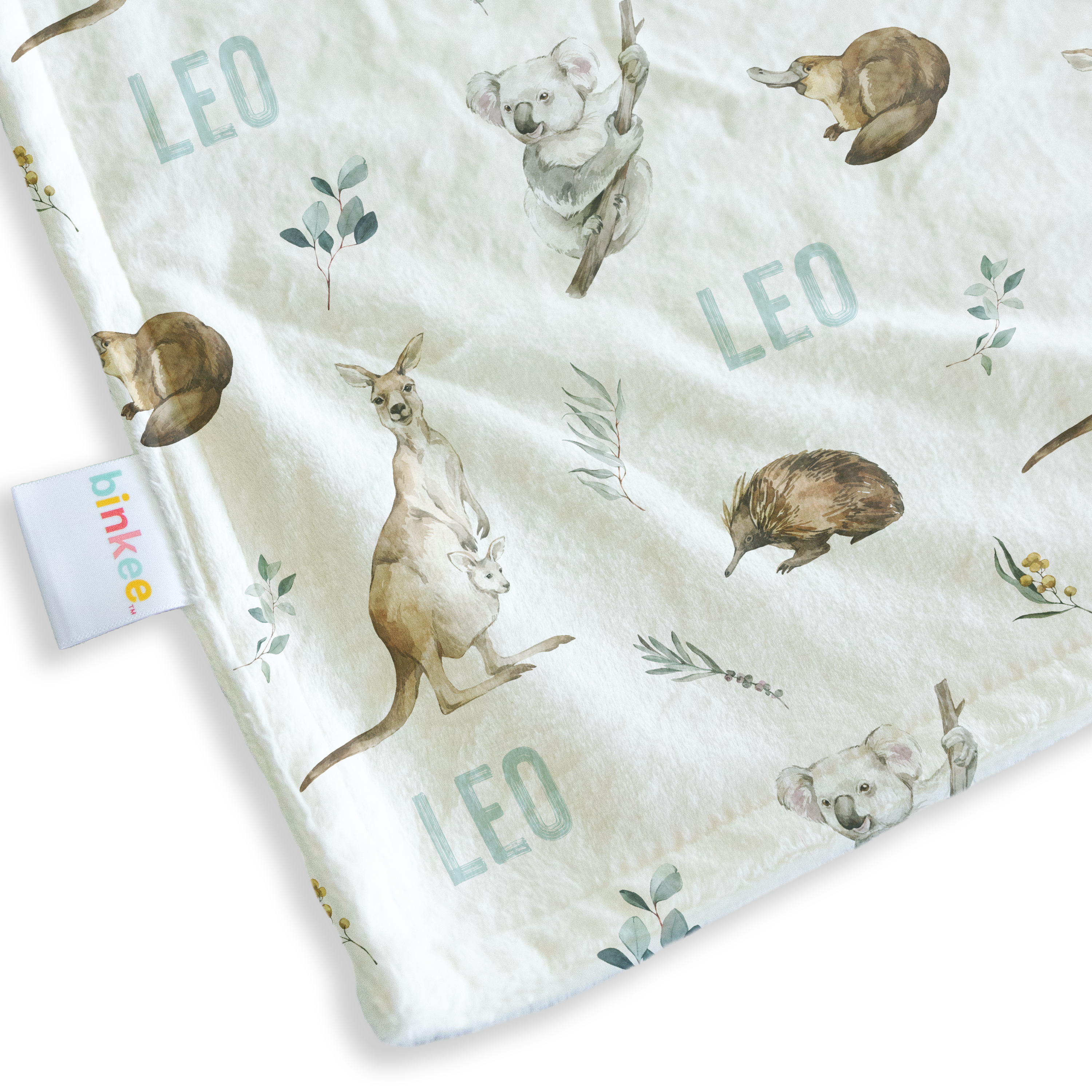 Aussie Animals - Personalised Minky Blanket