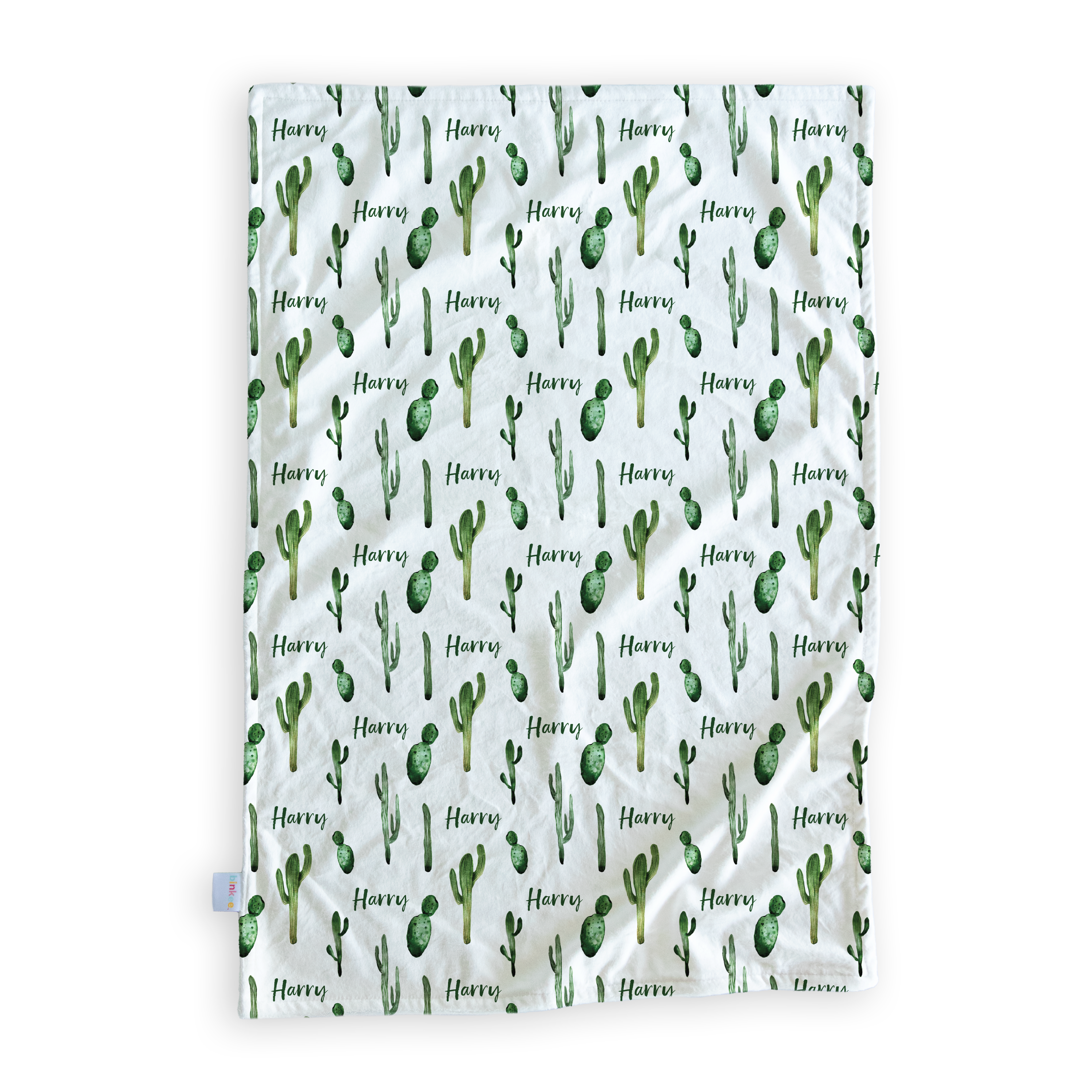 Desert Cactus - Personalised Minky Blanket