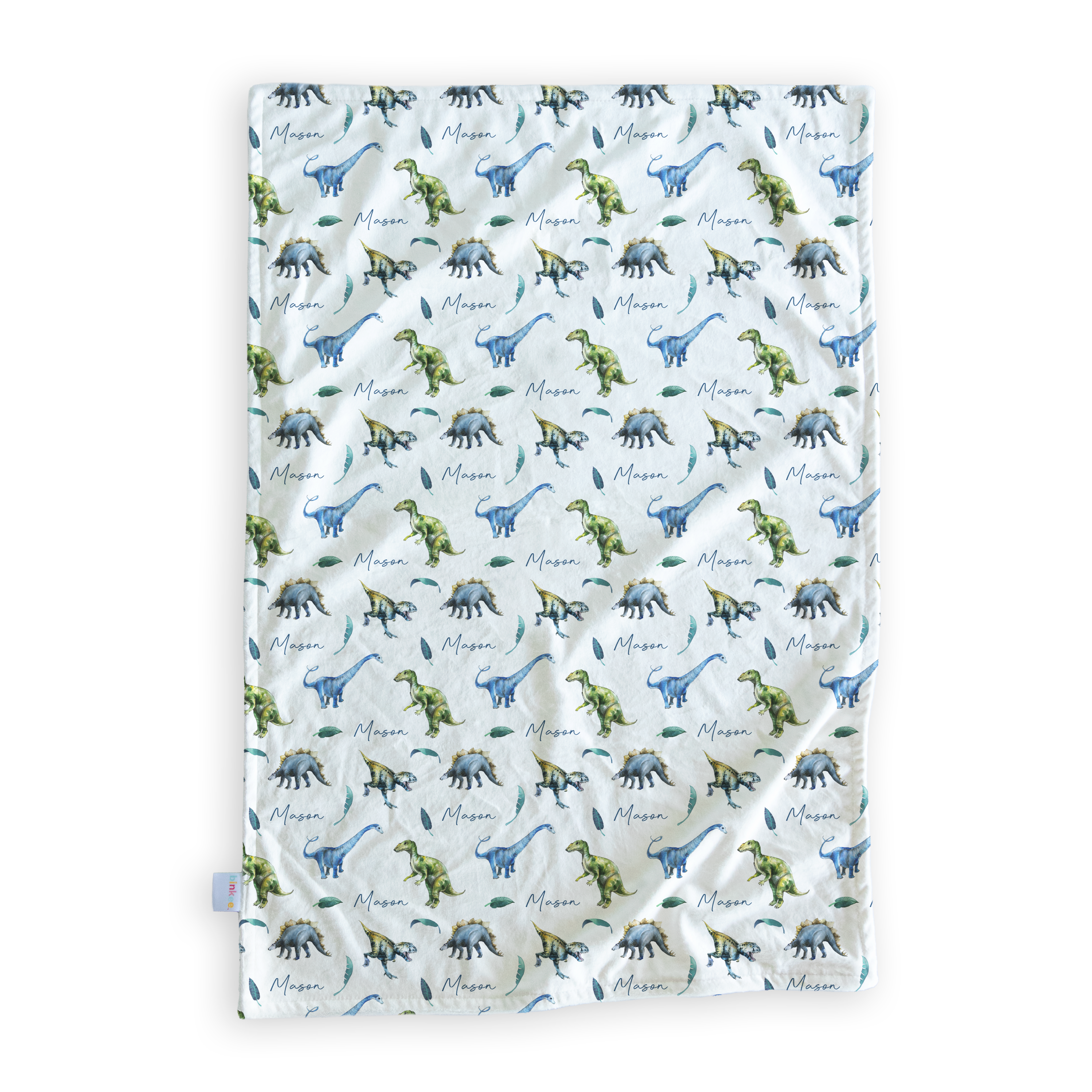 Dinosaurs - Personalised Minky Blanket