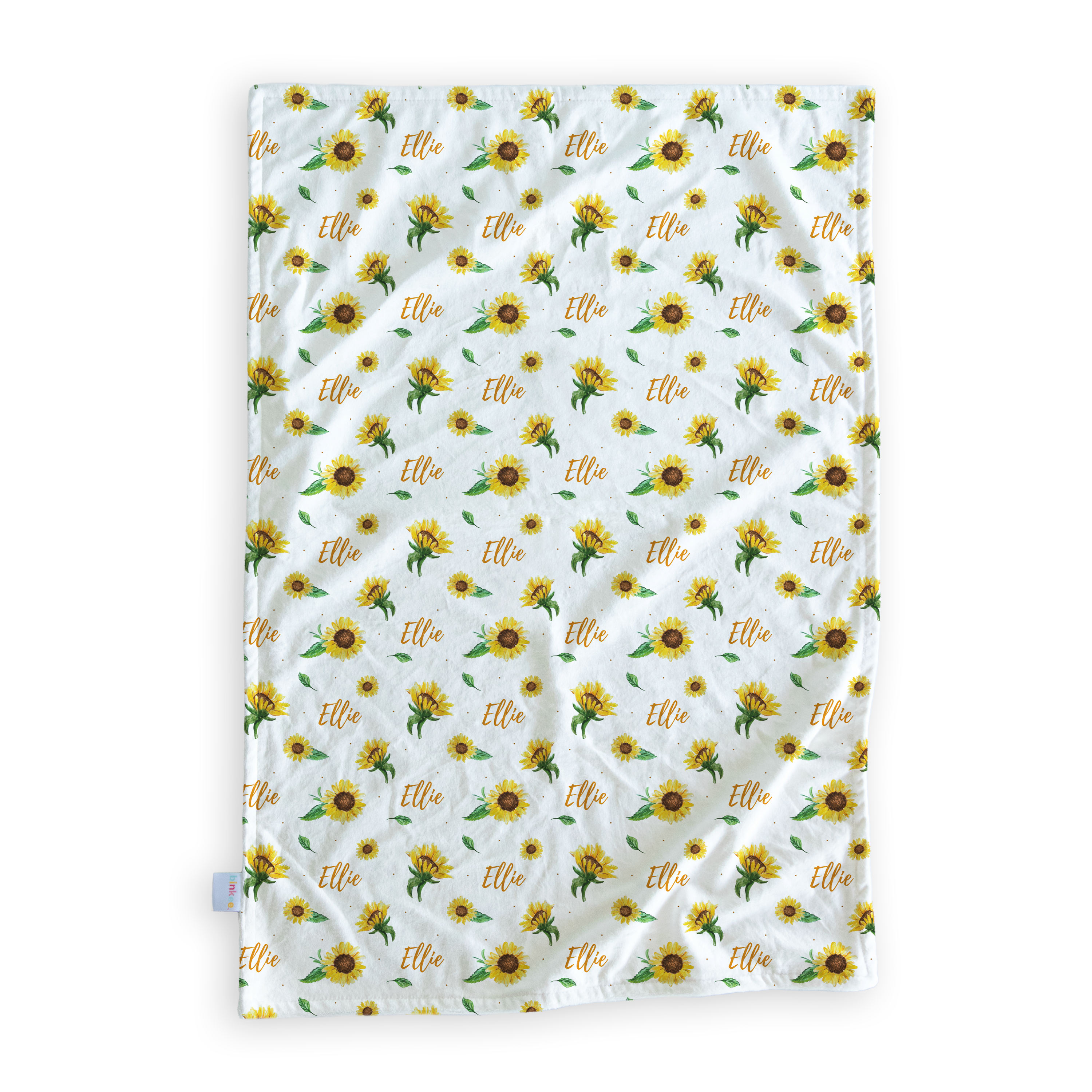 Sunflowers- Personalised Minky Blanket