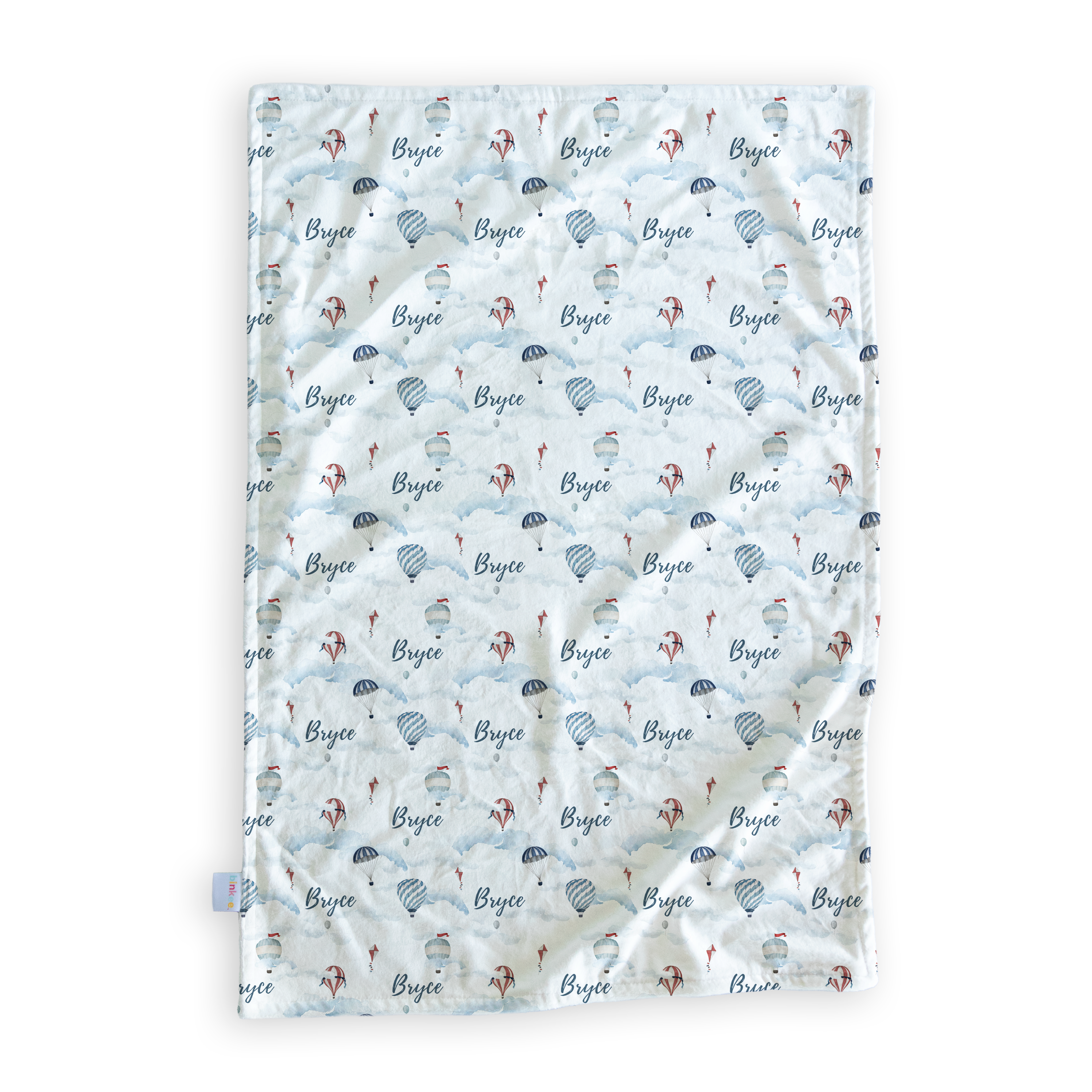 Up and Away - Personalised Minky Blanket