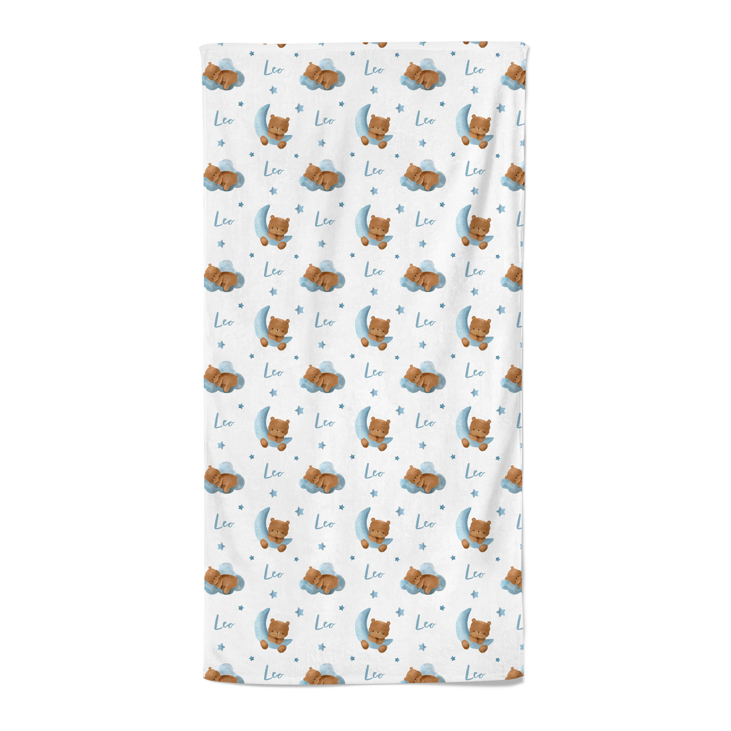 Blue Bear - Personalised Towel