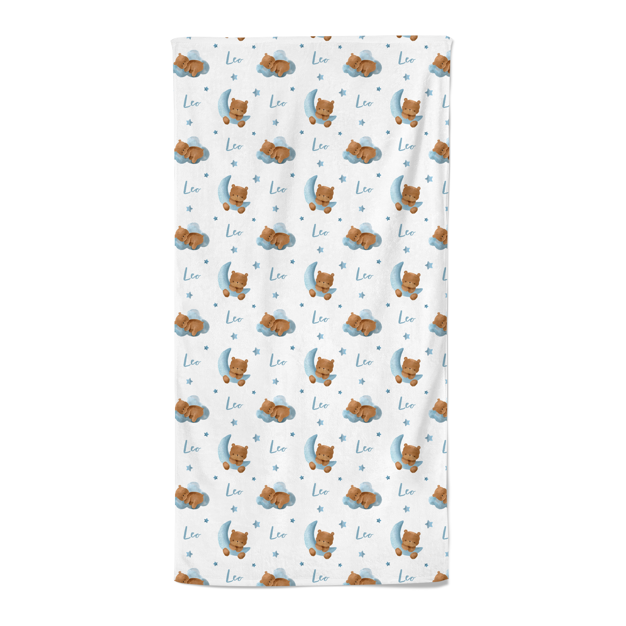 Blue Bear - Personalised Towel