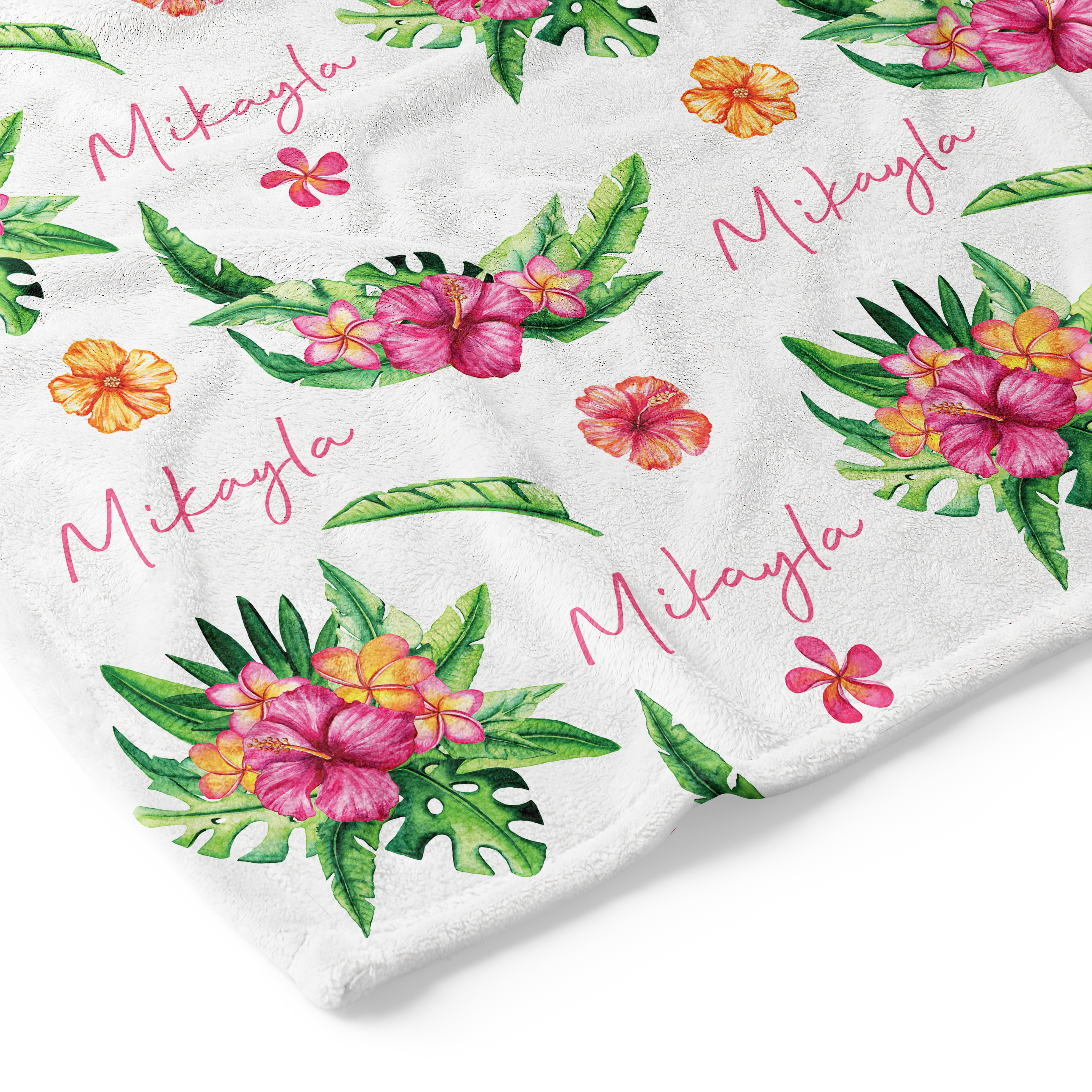 Tropical Paradise - Personalised Keepsake Blanket