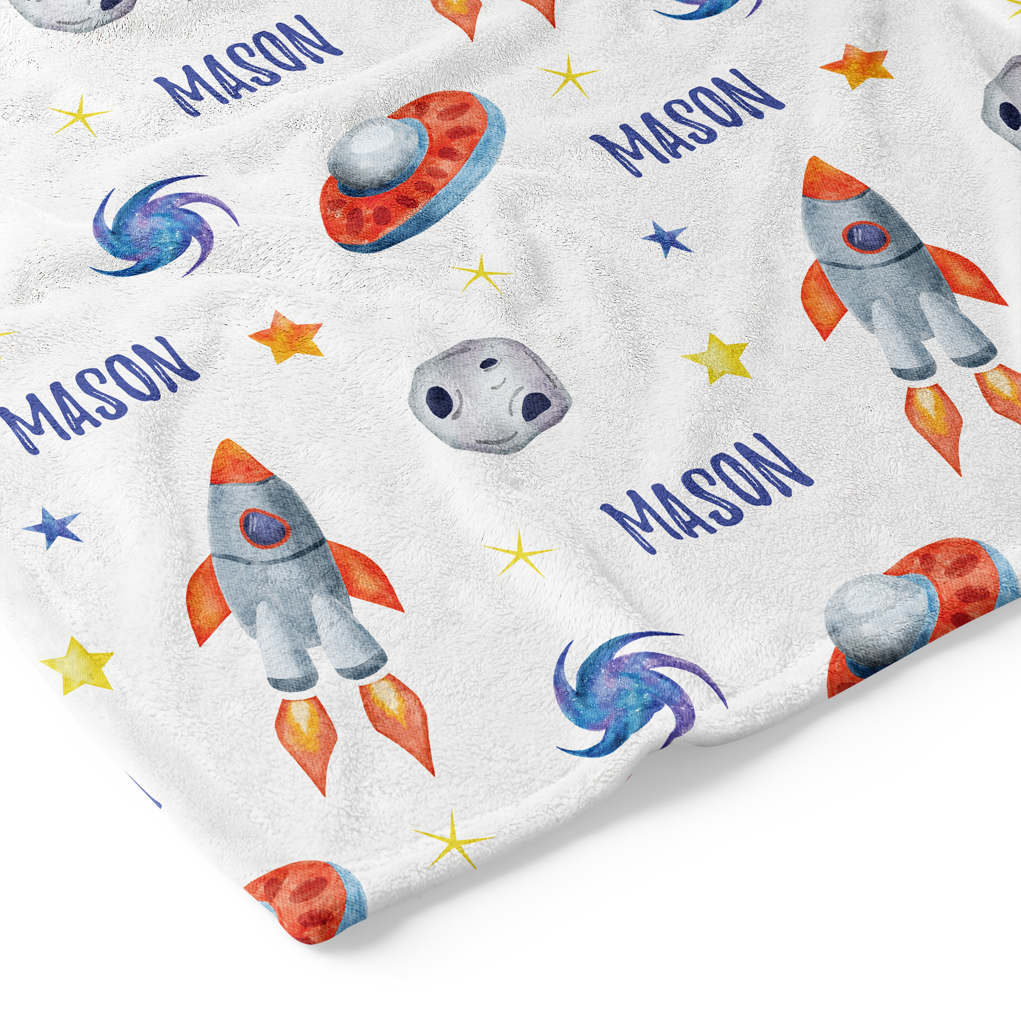 Outer Space - Personalised Keepsake Blanket
