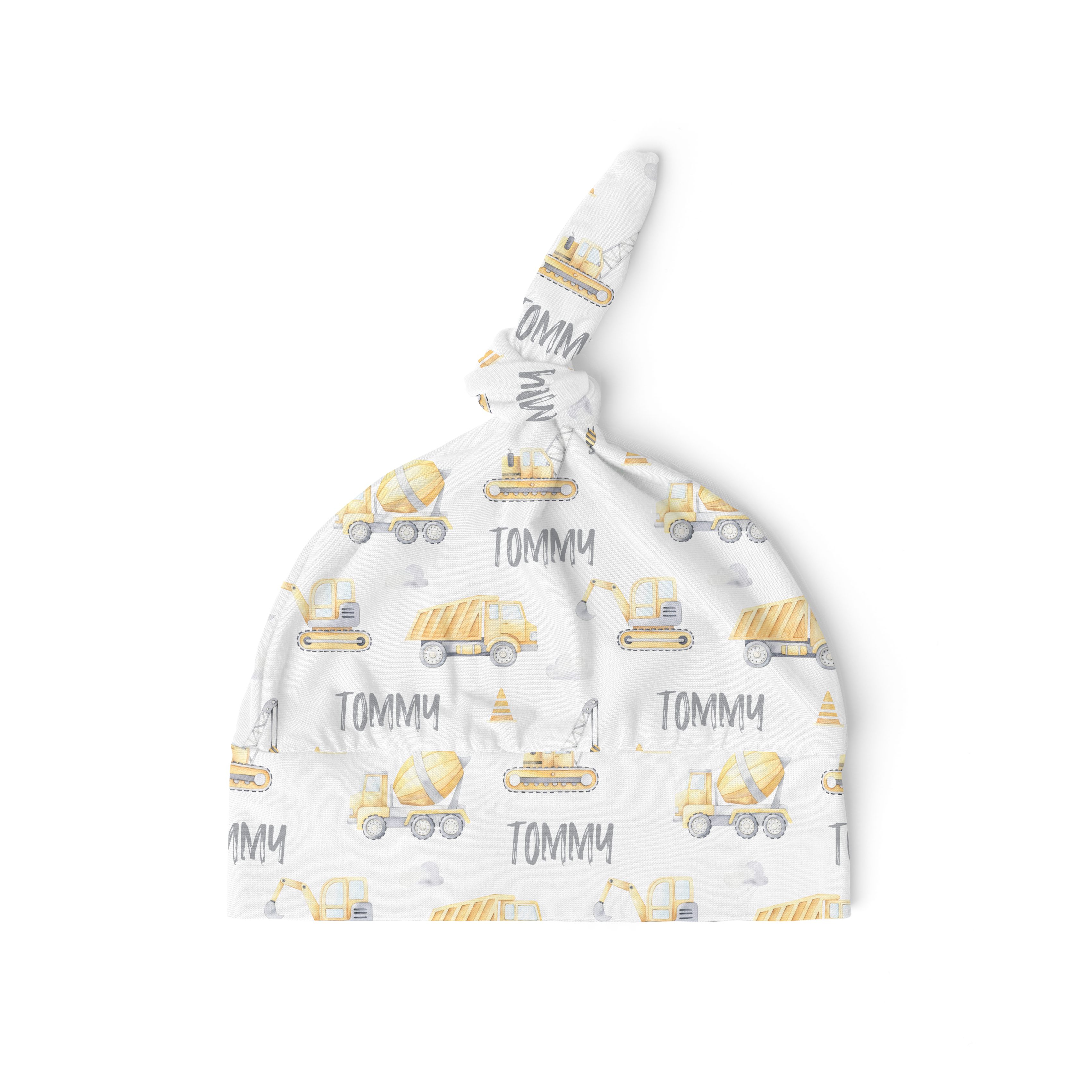 Construction (Grey) - Personalised Beanie