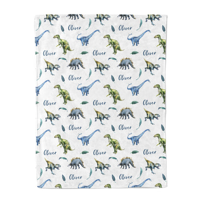 Dinosaurs - Personalised Keepsake Blanket
