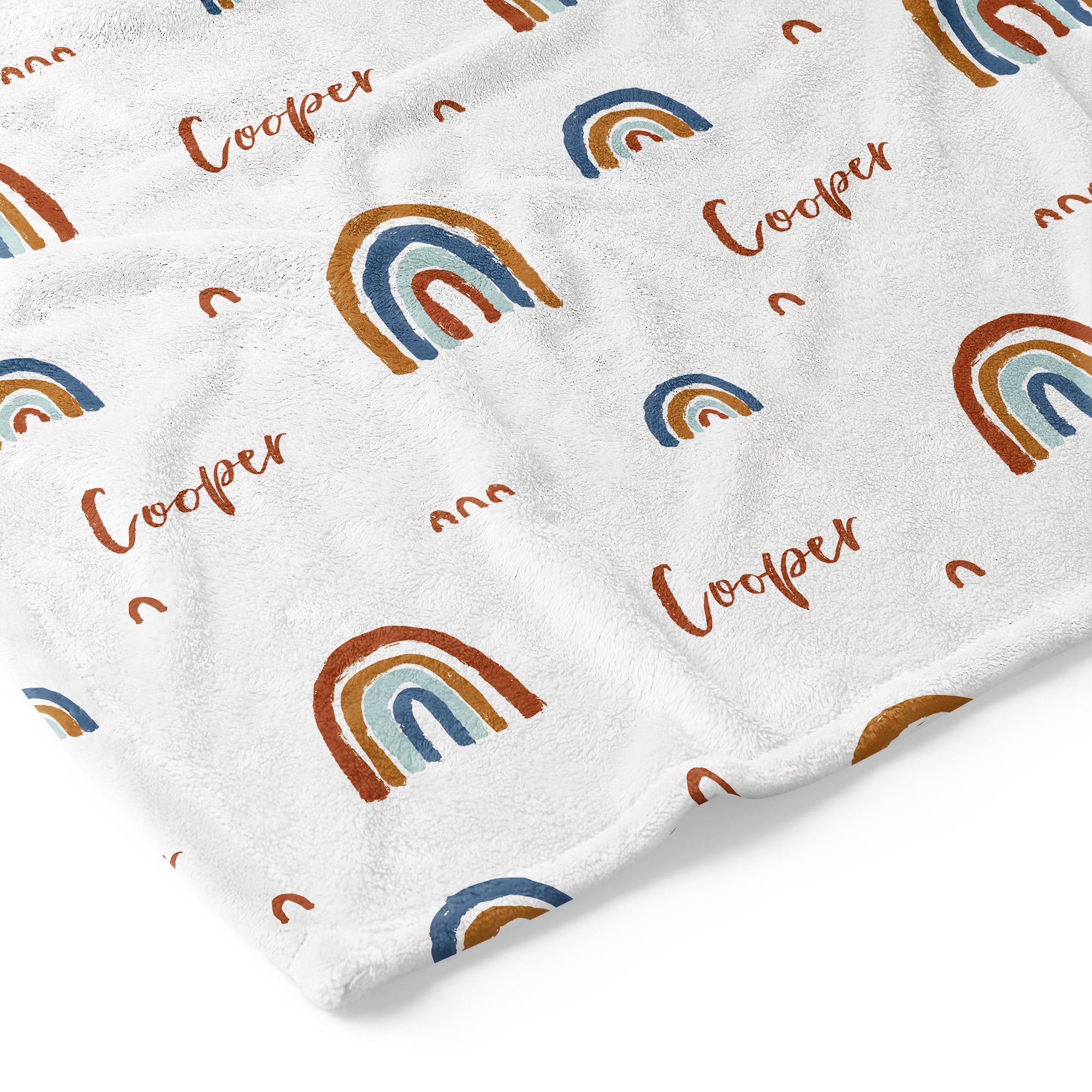 Earthy Rainbows - Personalised Keepsake Blanket