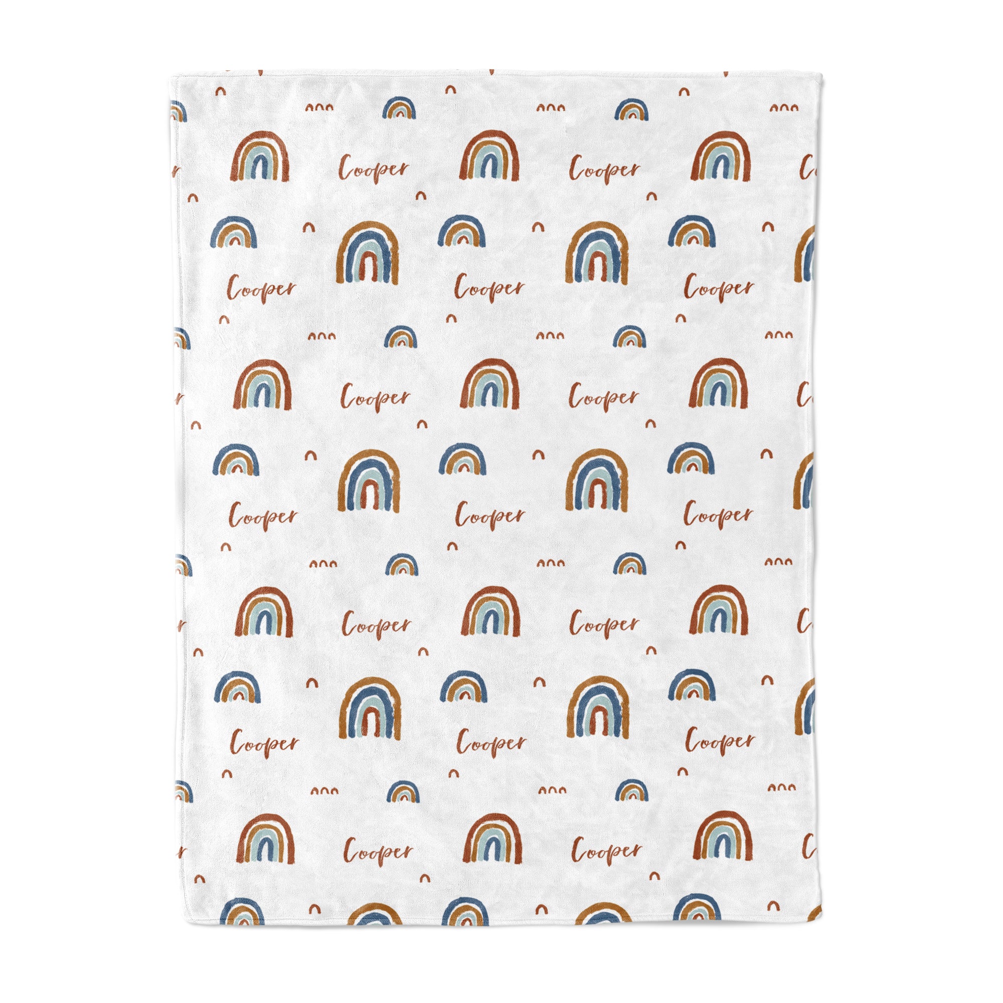 Earthy Rainbows - Personalised Keepsake Blanket